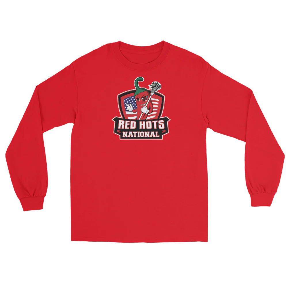 Red Hots Men’s Long Sleeve Shirt - Image 5