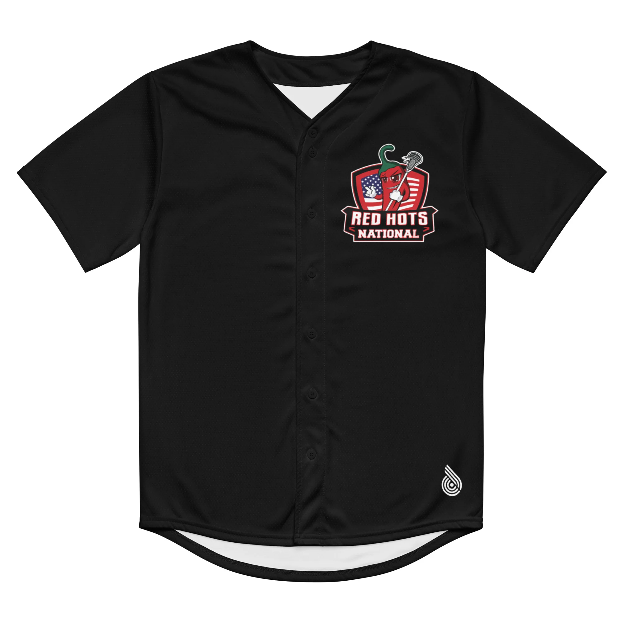 Red Hots Recycled baseball jersey