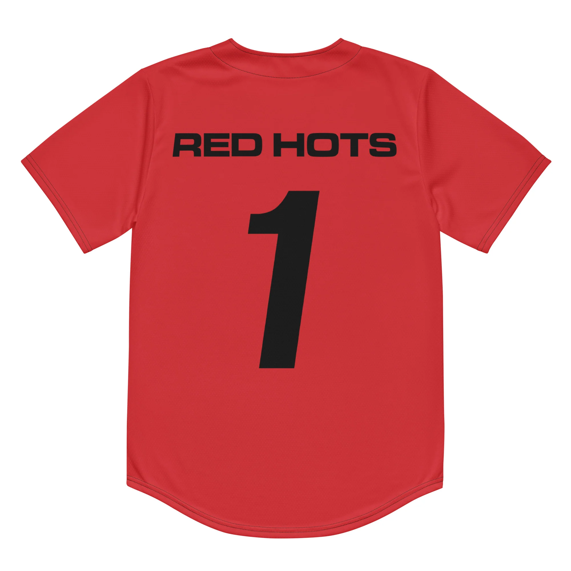 Red Hots Recycled baseball jersey - Image 2