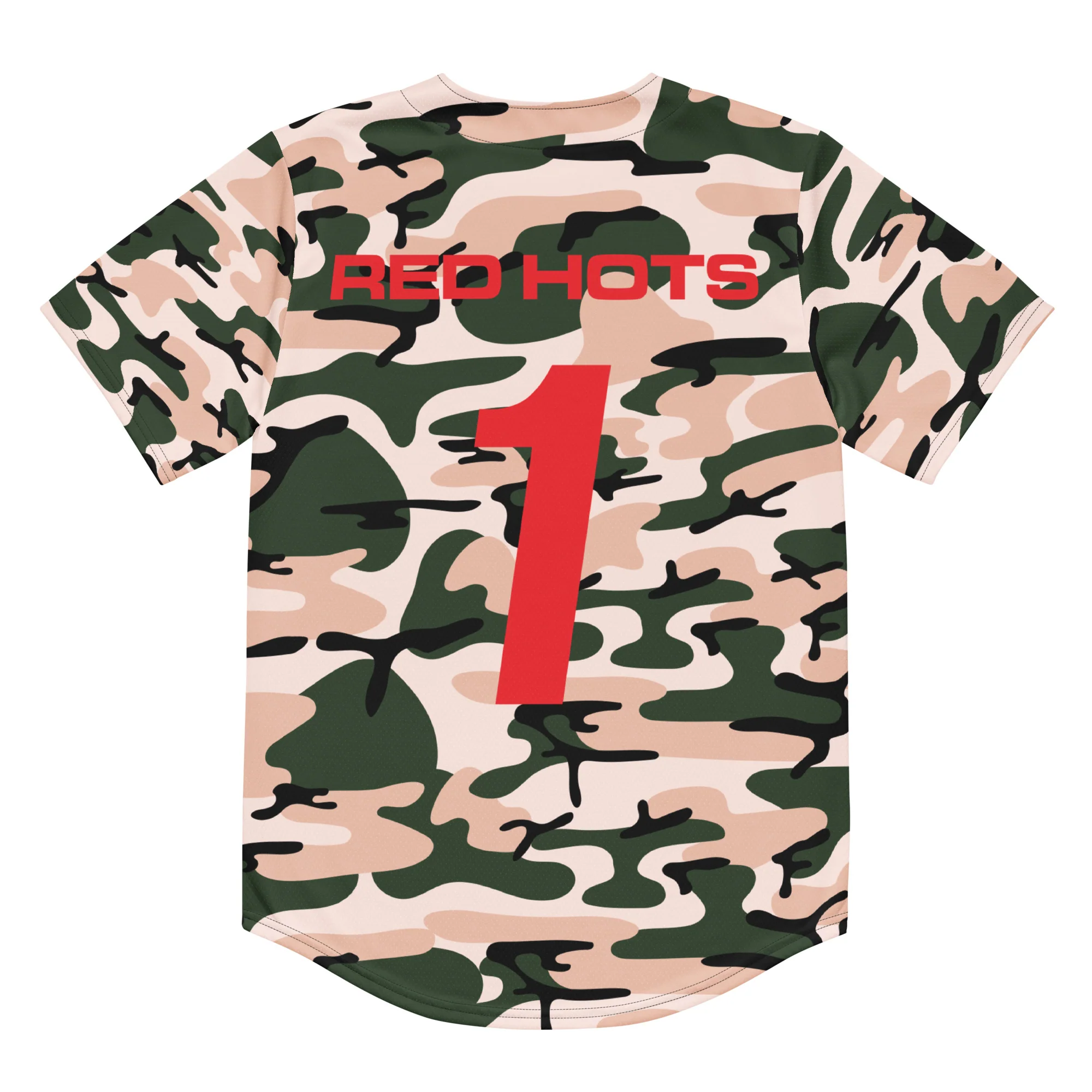 Red Hots Recycled baseball jersey - Image 2