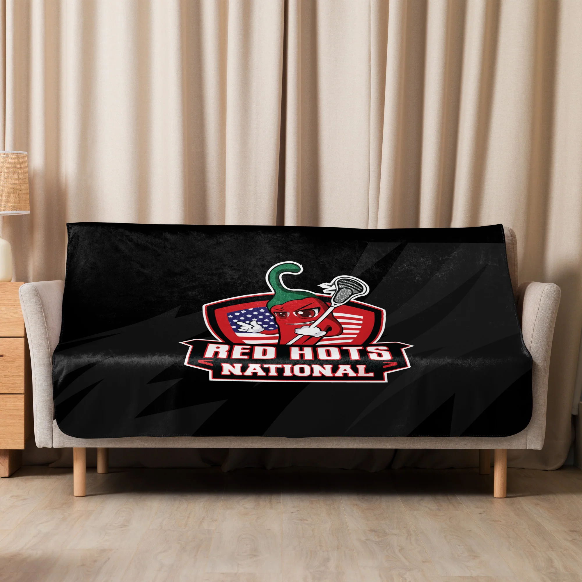 Red Hots Sherpa blanket