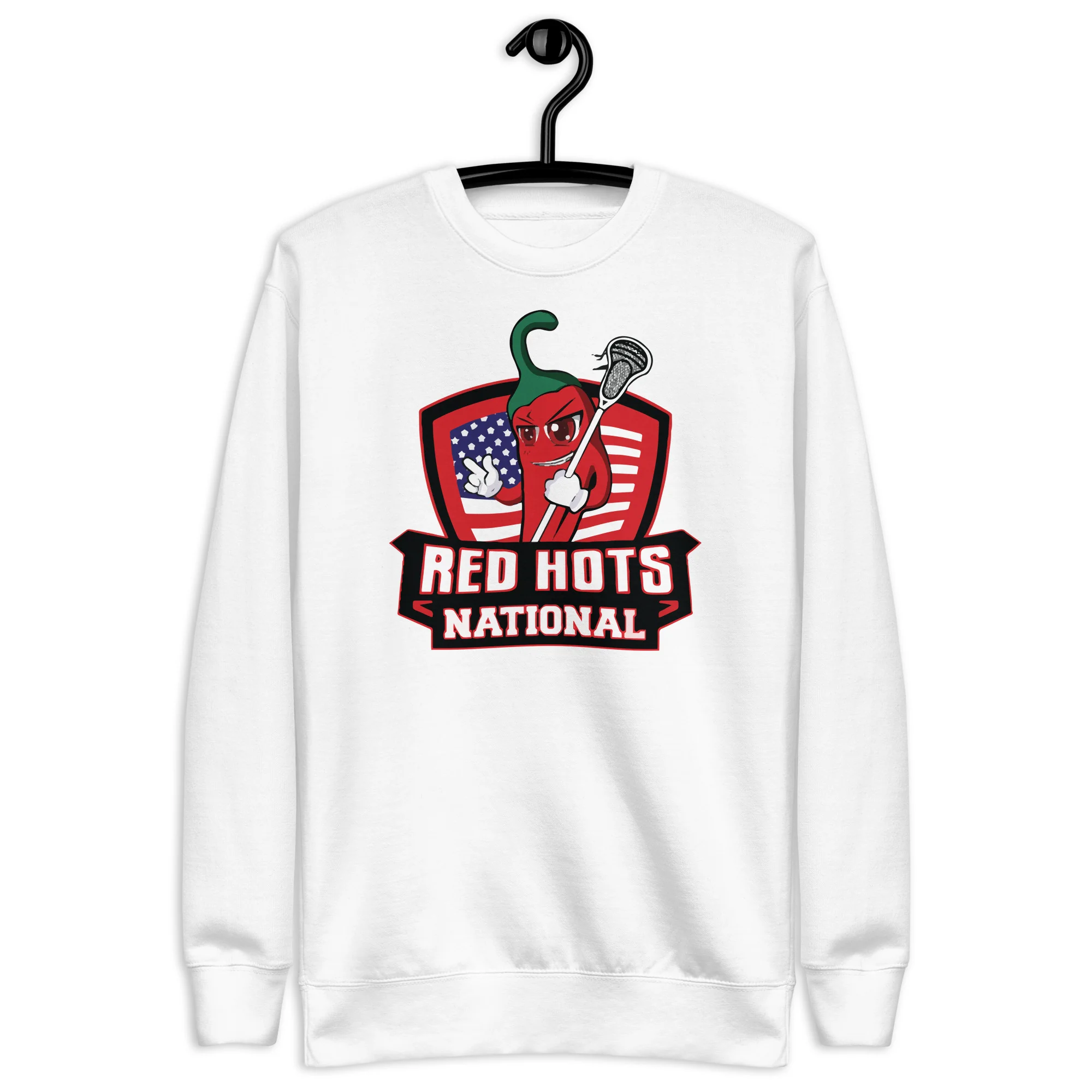 Red Hots Unisex Crewneck Sweatshirt - Image 4