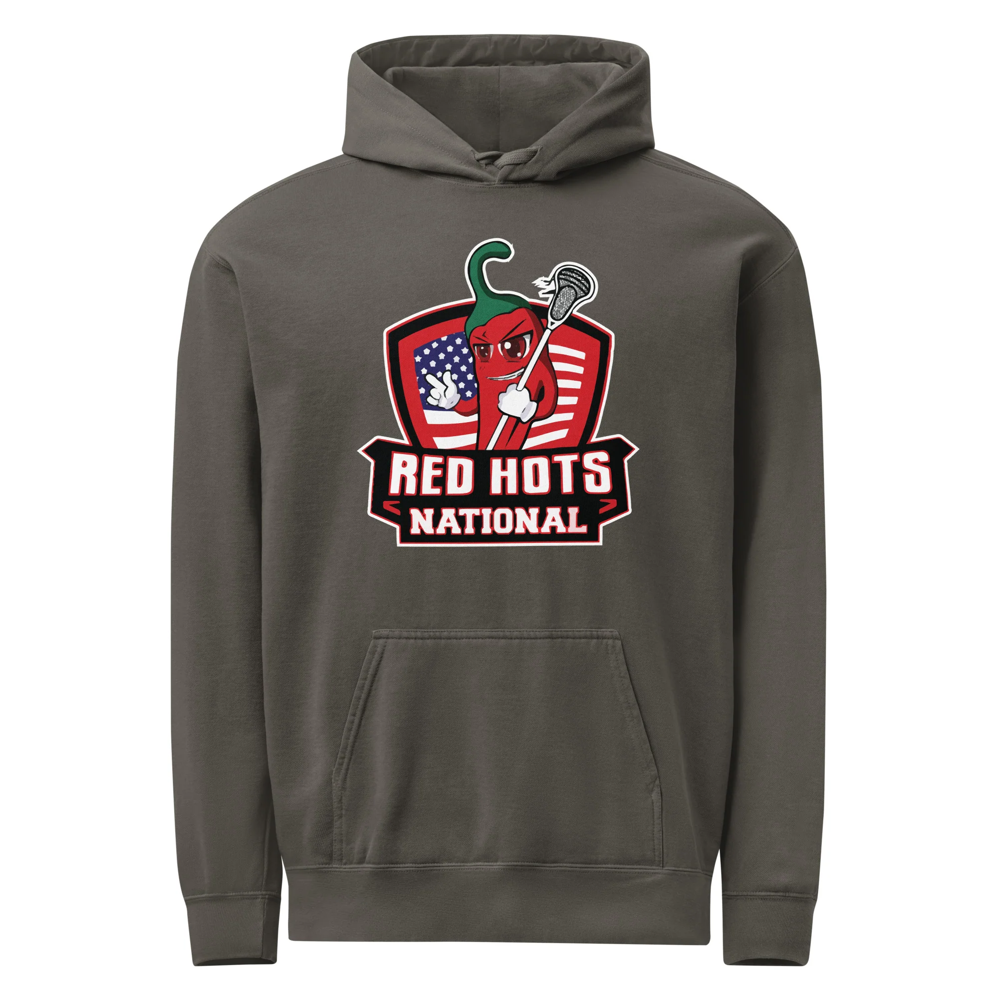 Red Hots Unisex garment-dyed hoodie