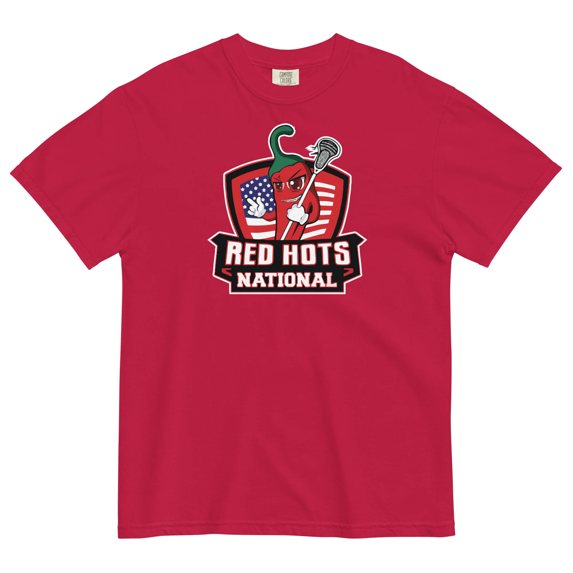 Red Hots Unisex Garment-dyed T-shirt - Image 5