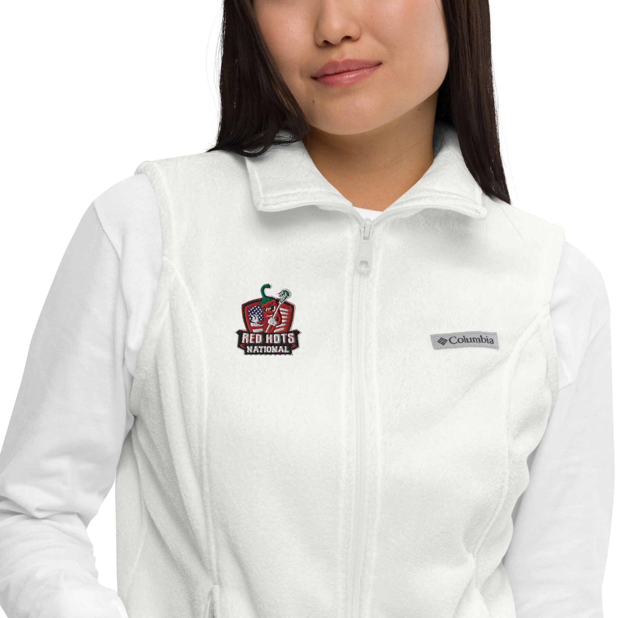 Red Hots Women’s Columbia Fleece Vest - Image 11