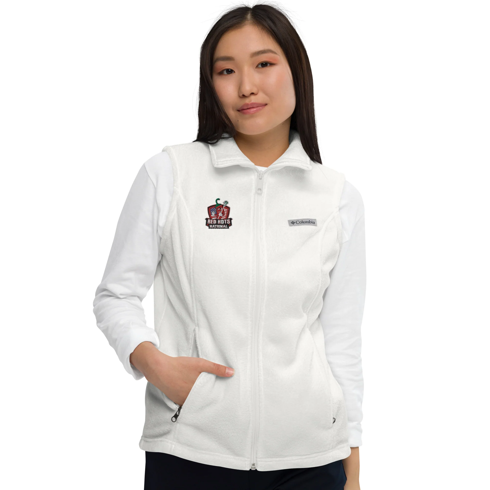 Red Hots Women’s Columbia Fleece Vest - Image 12