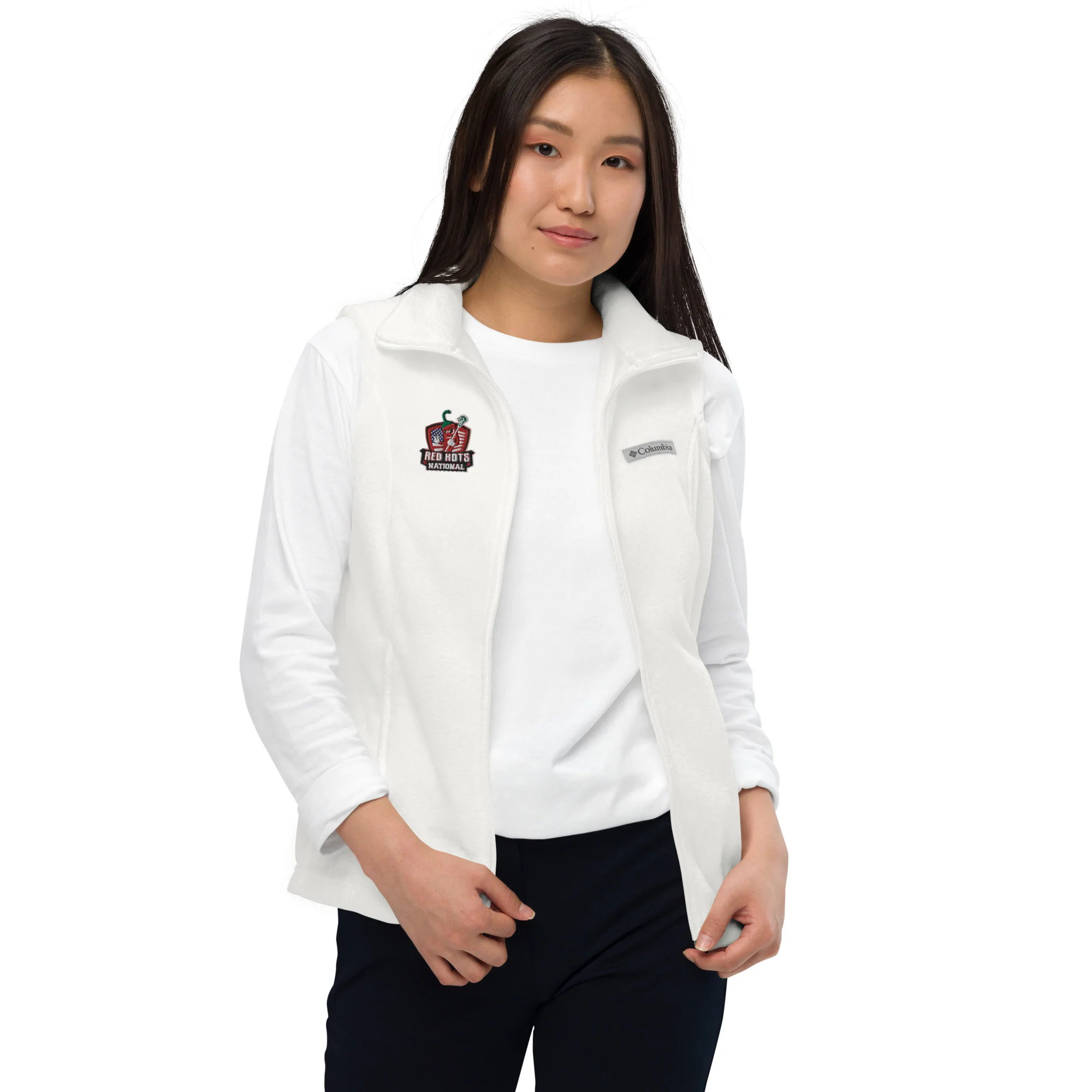 Red Hots Women’s Columbia Fleece Vest - Image 15