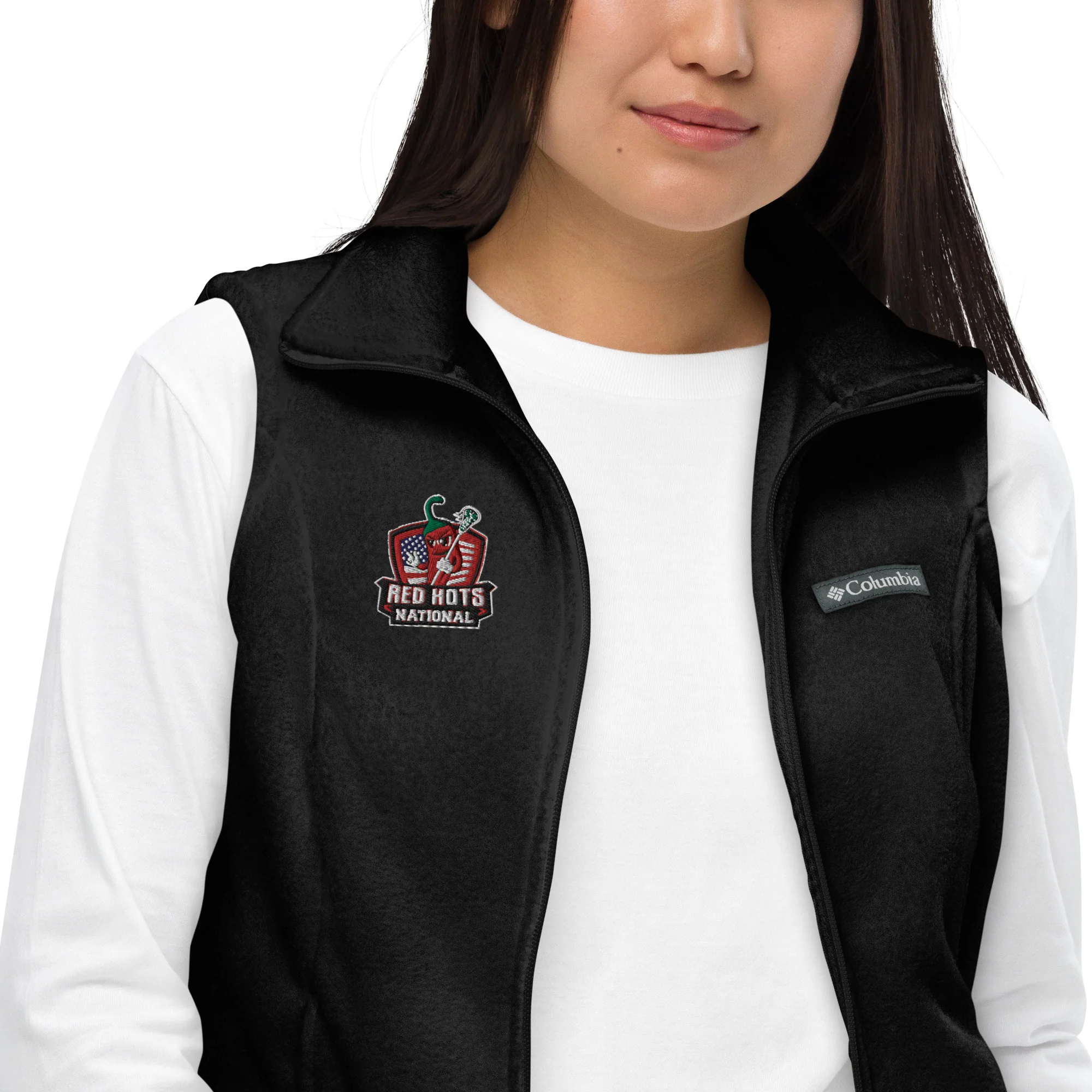 Red Hots Women’s Columbia Fleece Vest - Image 4
