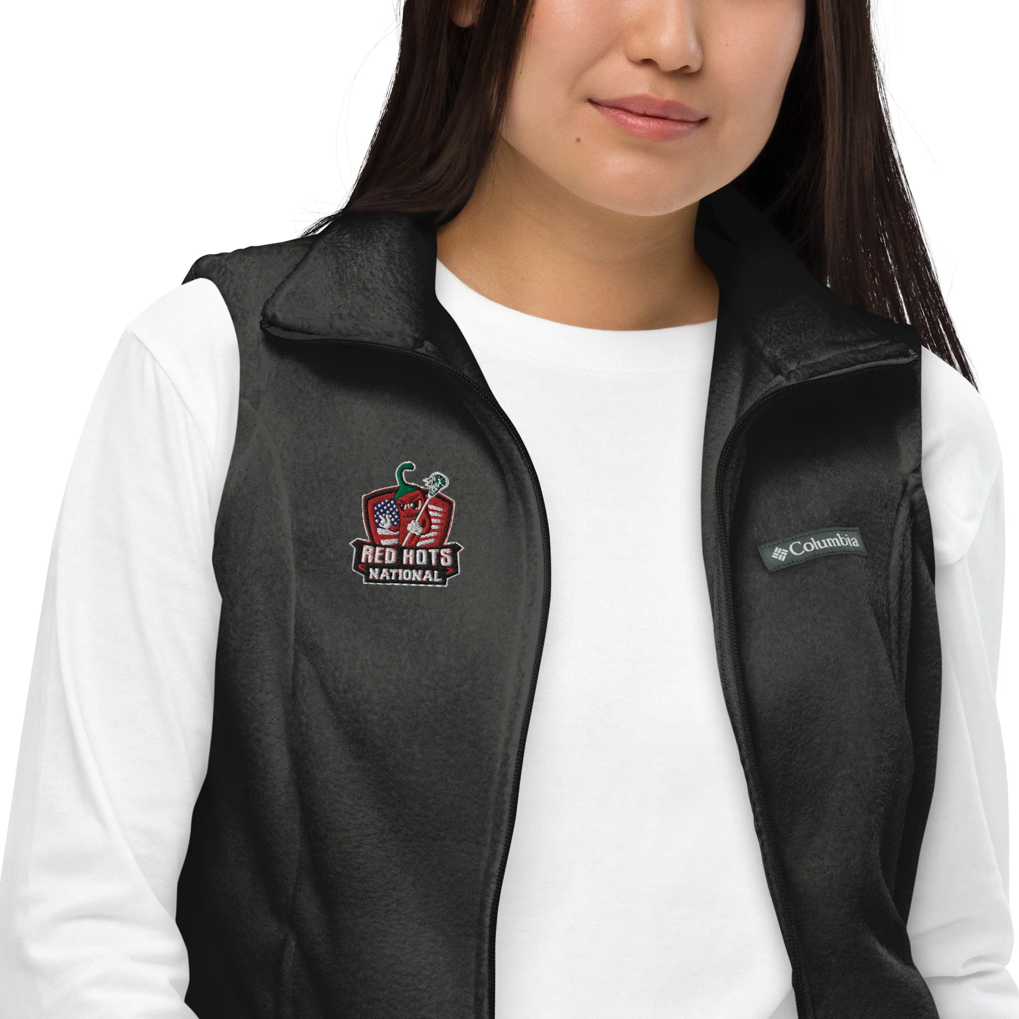 Red Hots Women’s Columbia Fleece Vest - Image 9