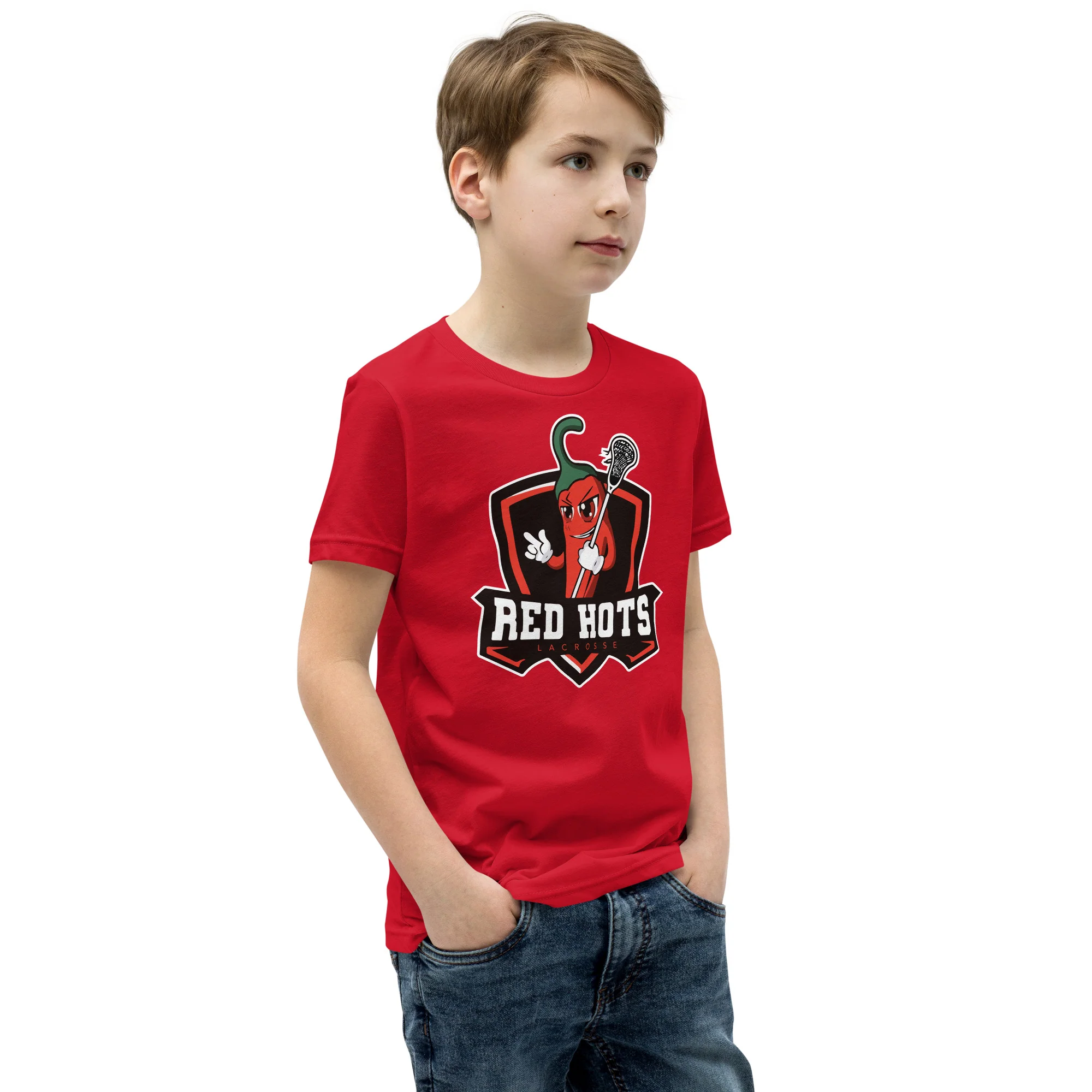 Red Hots Youth Short Sleeve T-Shirt - Image 4