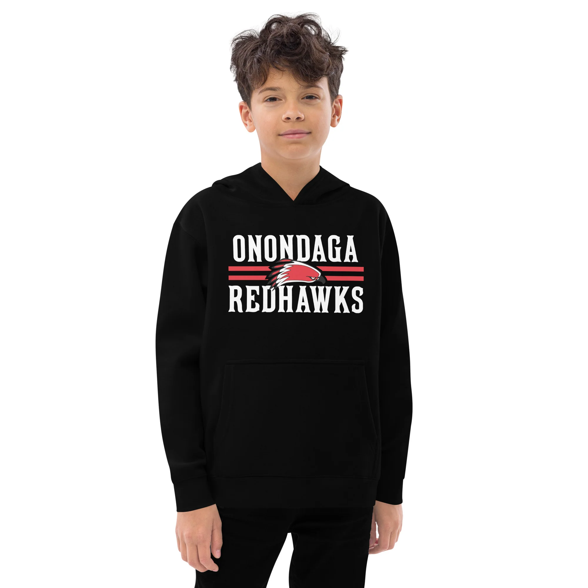 Redhawks Youth fleece hoodie - Image 2