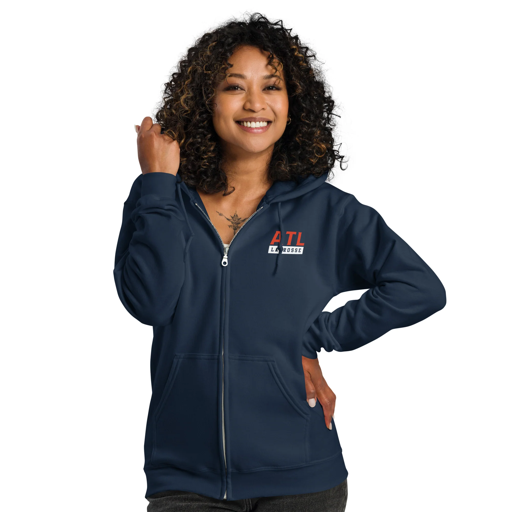 Rhino ATL Unisex heavy blend zip hoodie - Image 2