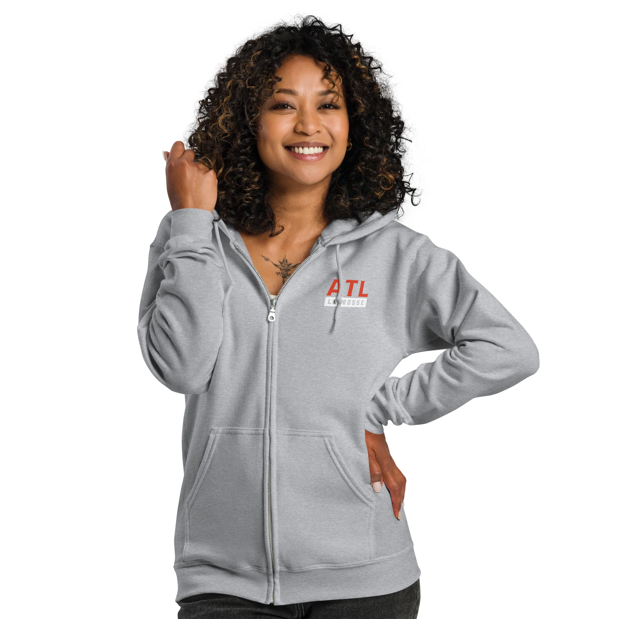 Rhino ATL Unisex heavy blend zip hoodie - Image 4