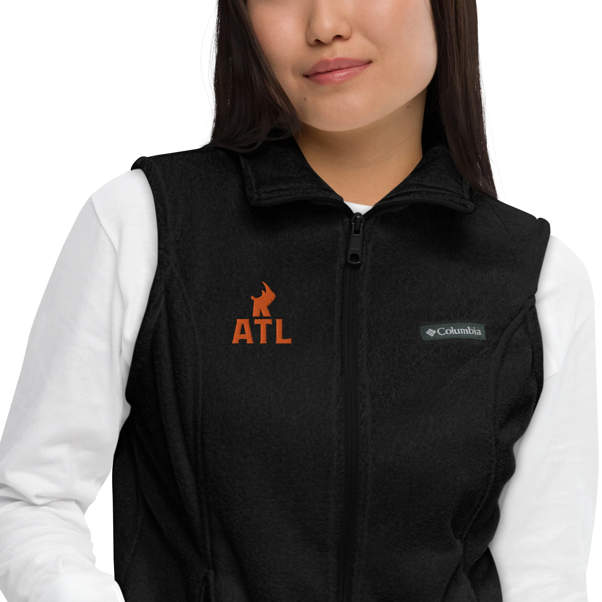 Rhino ATL Women’s Columbia fleece vest - Image 2