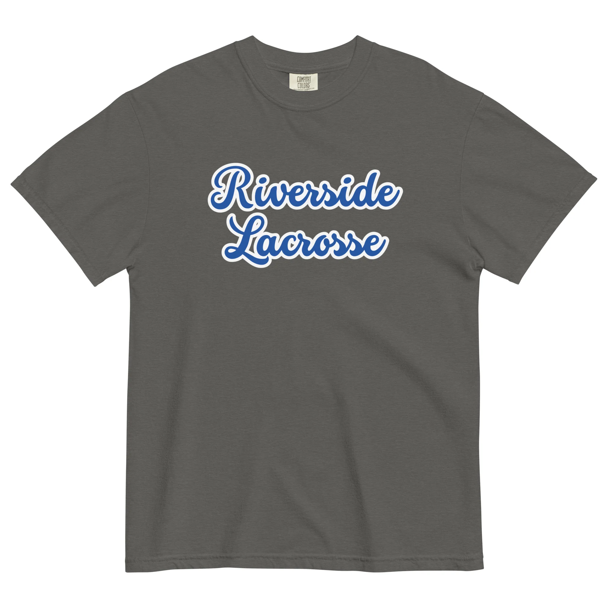 Riverside Script Unisex Garment-Dyed T-Shirt - Image 2