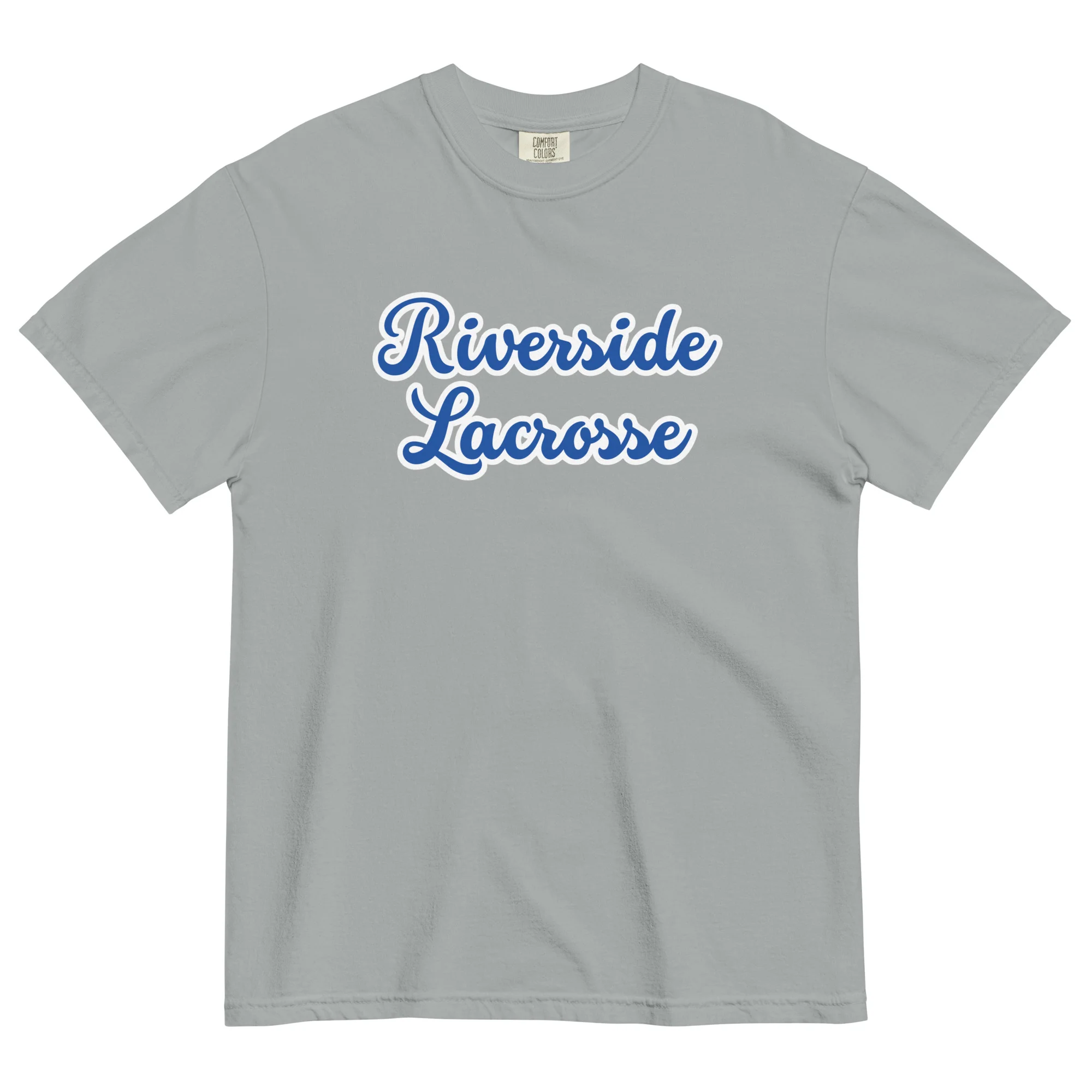 Riverside Script Unisex Garment-Dyed T-Shirt - Image 3