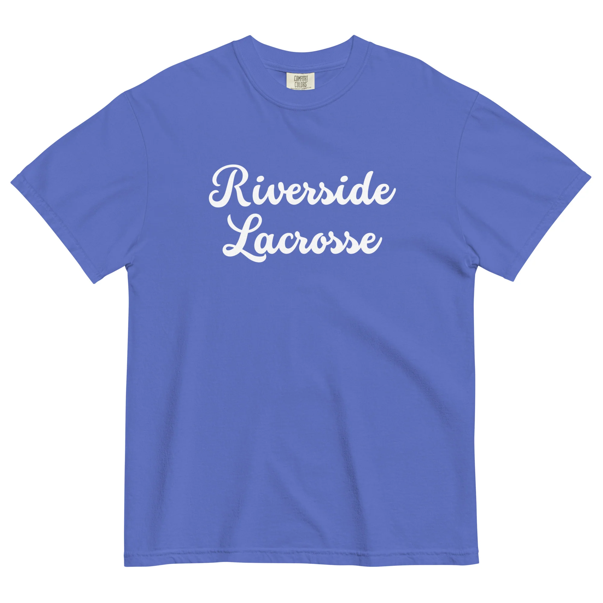Riverside Script Unisex Garment-Dyed T-Shirt - Image 4