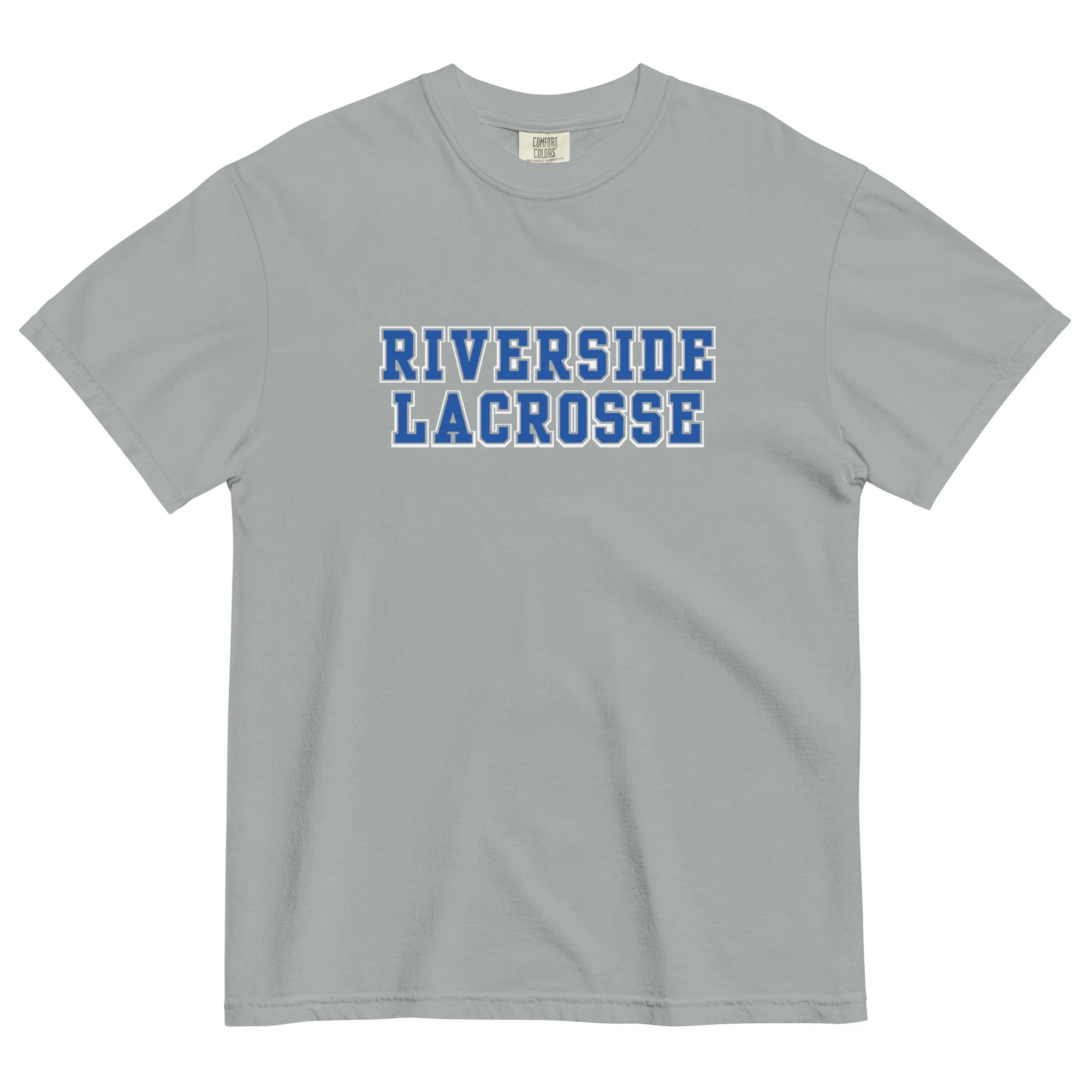 Riverside Text Unisex Garment-Dyed T-Shirt - Image 2