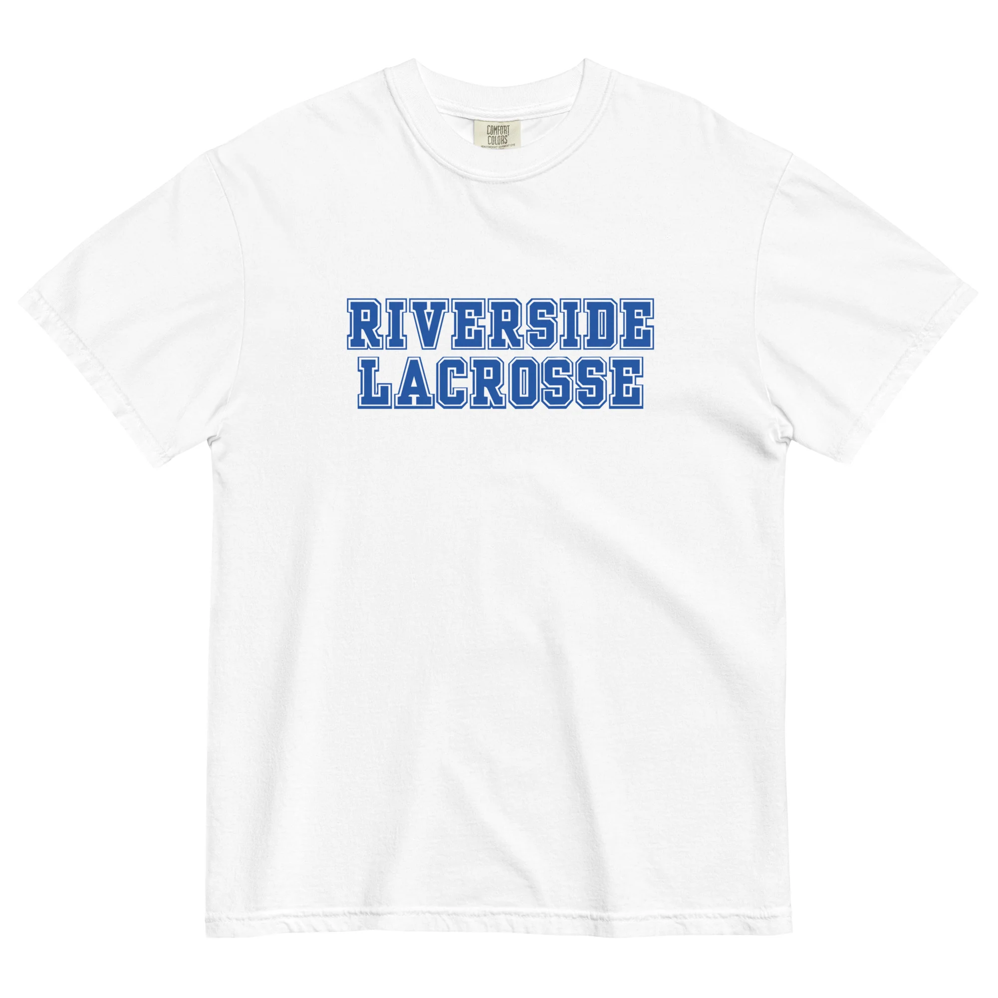 Riverside Text Unisex Garment-Dyed T-Shirt - Image 5