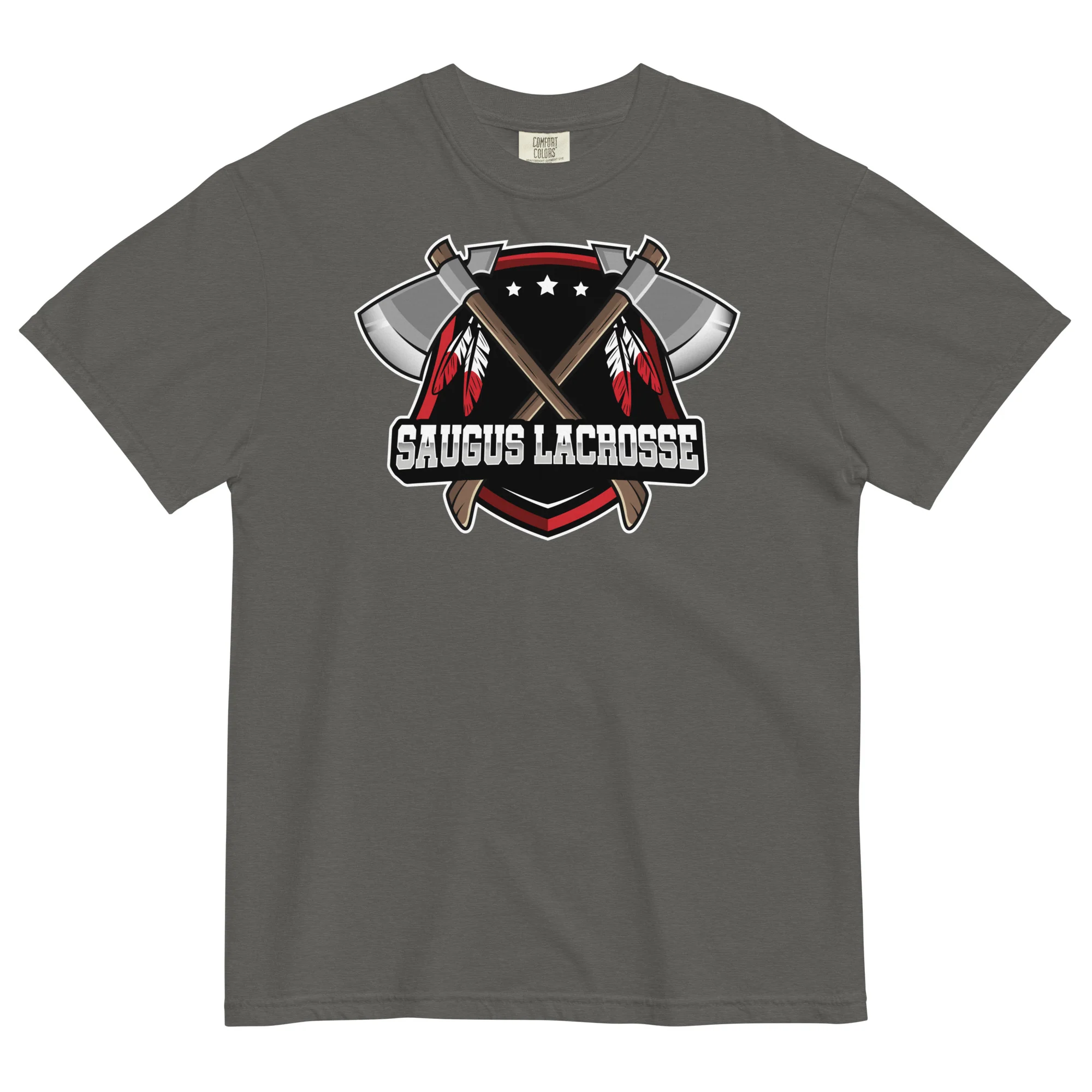 Saugus Unisex Heavyweight t-shirt - Image 3