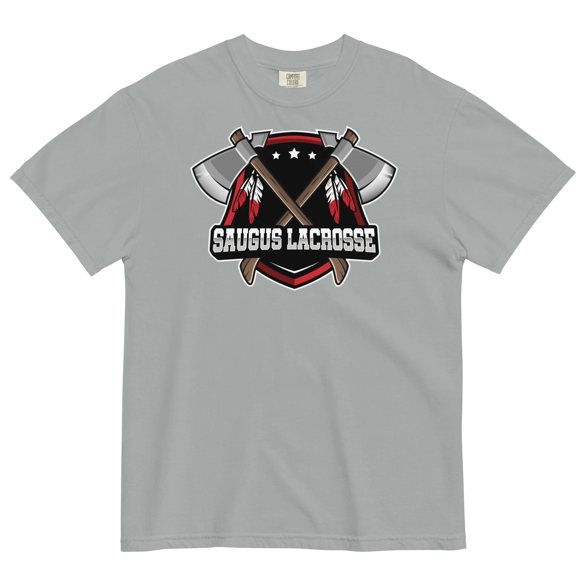 Saugus Unisex Heavyweight t-shirt - Image 4