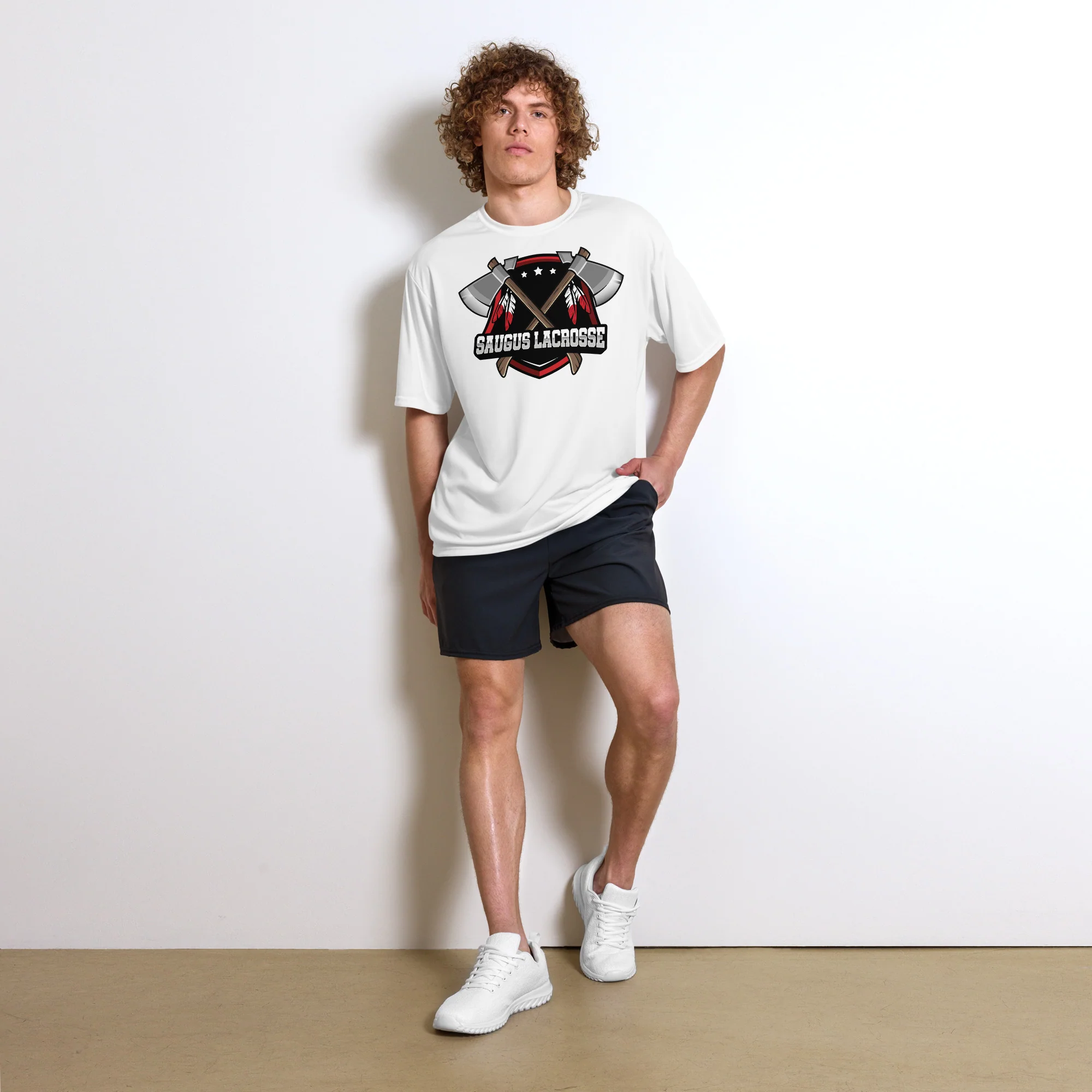 Saugus Unisex Performance t-shirt - Image 3