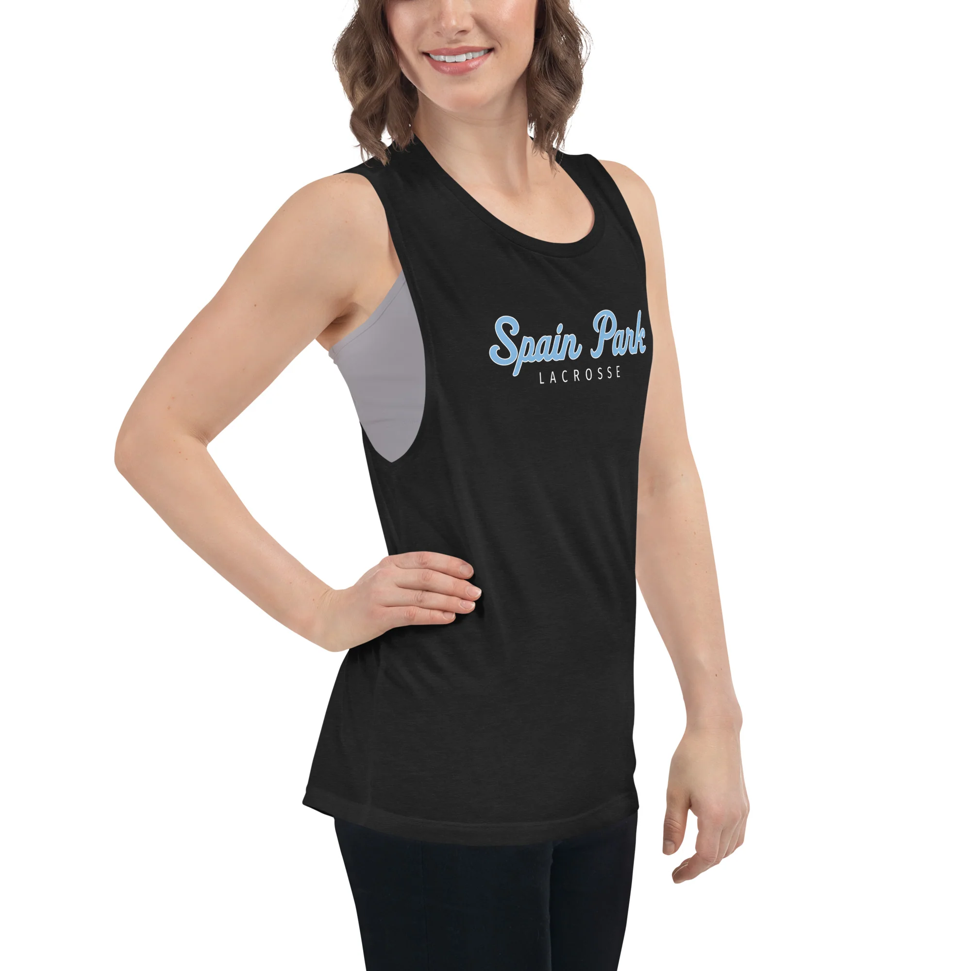 SP Ladies’ Muscle Tank - Image 3