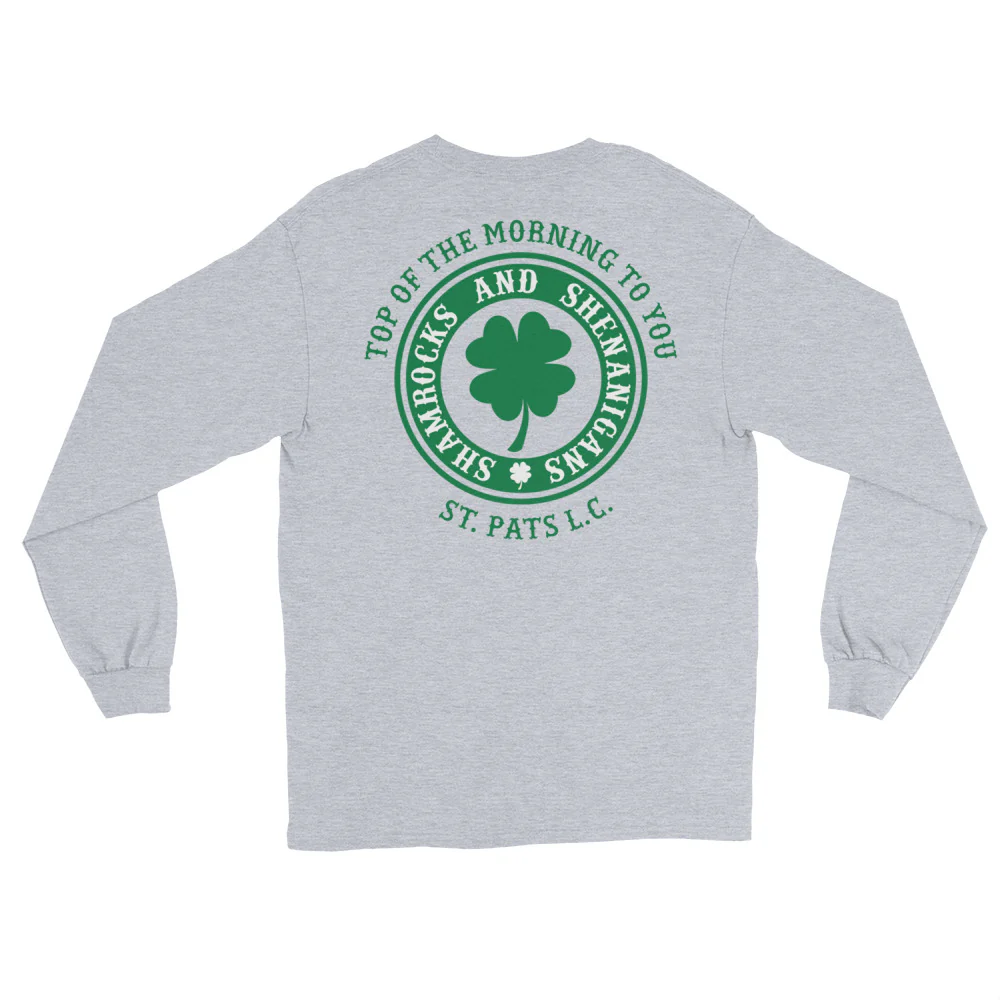 St. Pats Men’s Long Sleeve Shirt - Image 2