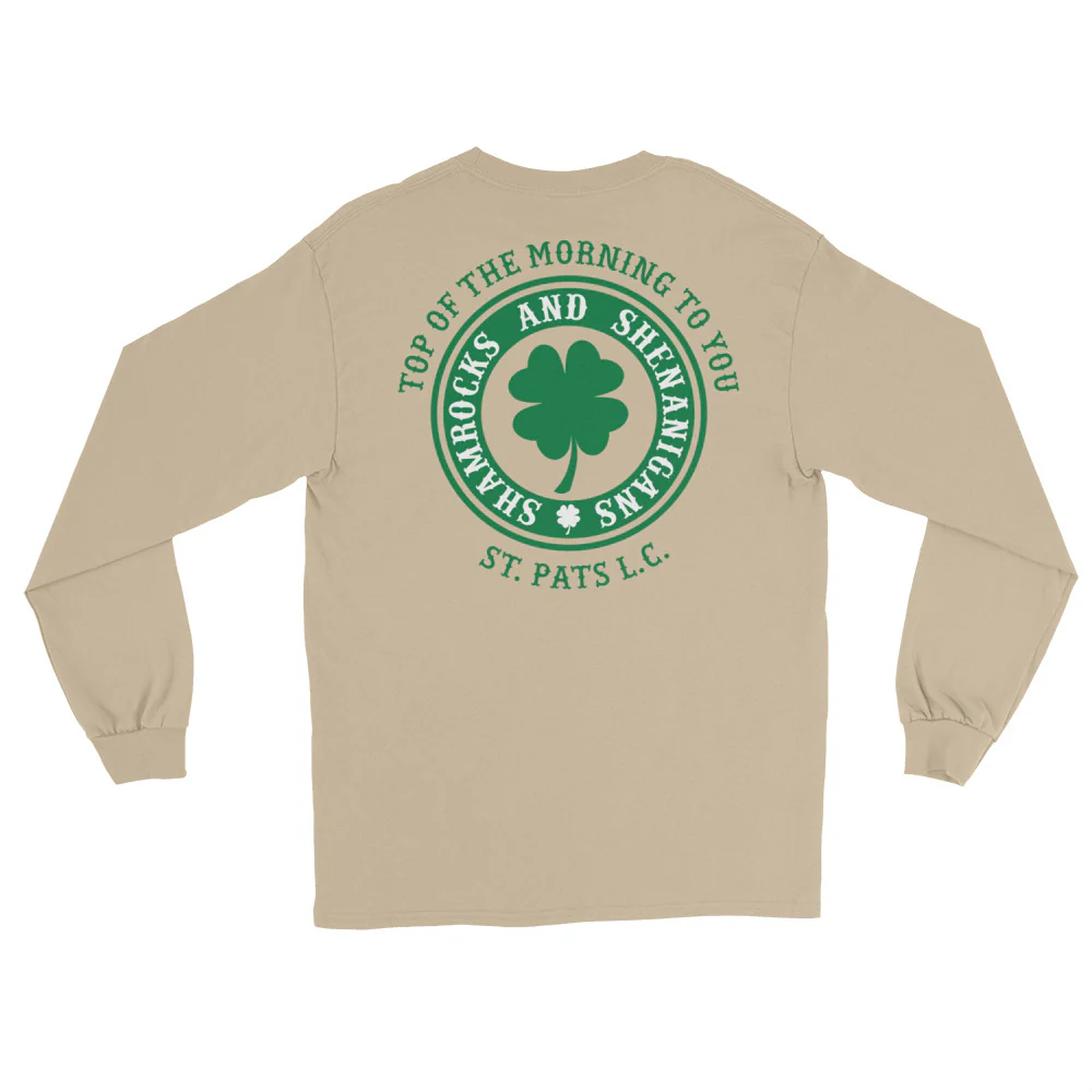 St. Pats Men’s Long Sleeve Shirt - Image 4