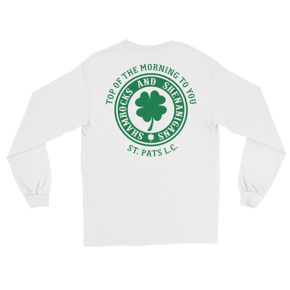 St. Pats Men’s Long Sleeve Shirt - Image 6