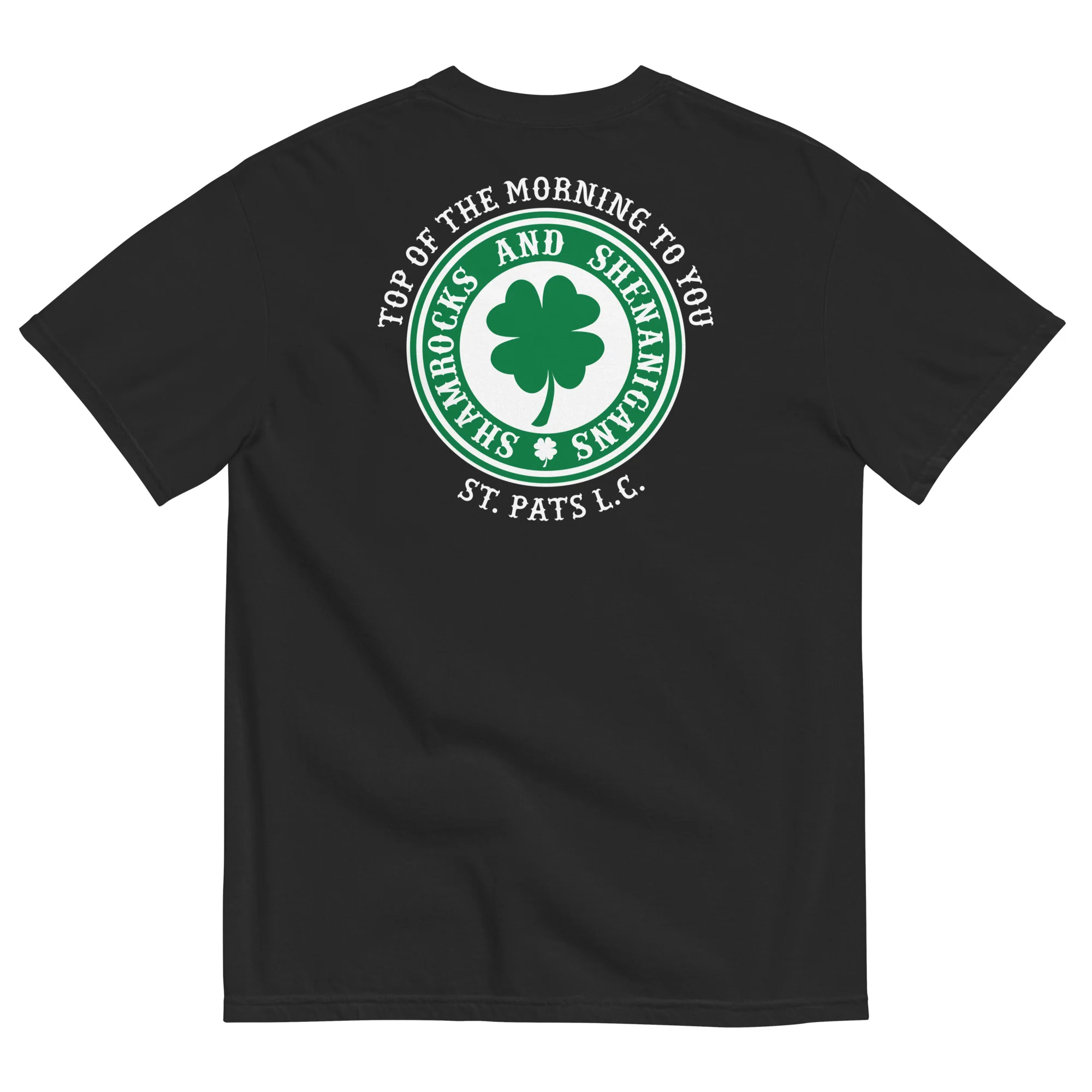 St. Pats Unisex Dual-Print garment-dyed t-shirt - Image 4