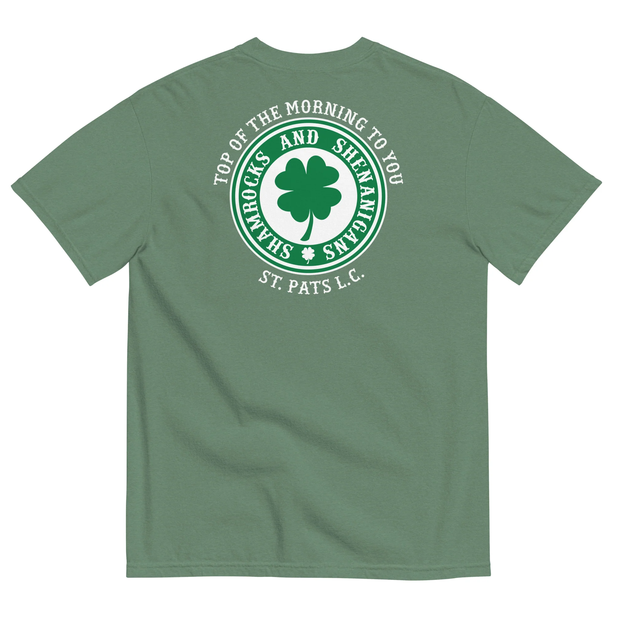 St. Pats Unisex Dual-Print garment-dyed t-shirt - Image 8