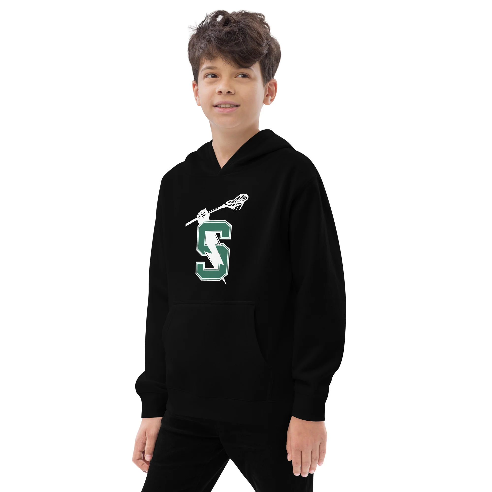 Summit Youth Fleece Hoodie - Image 3