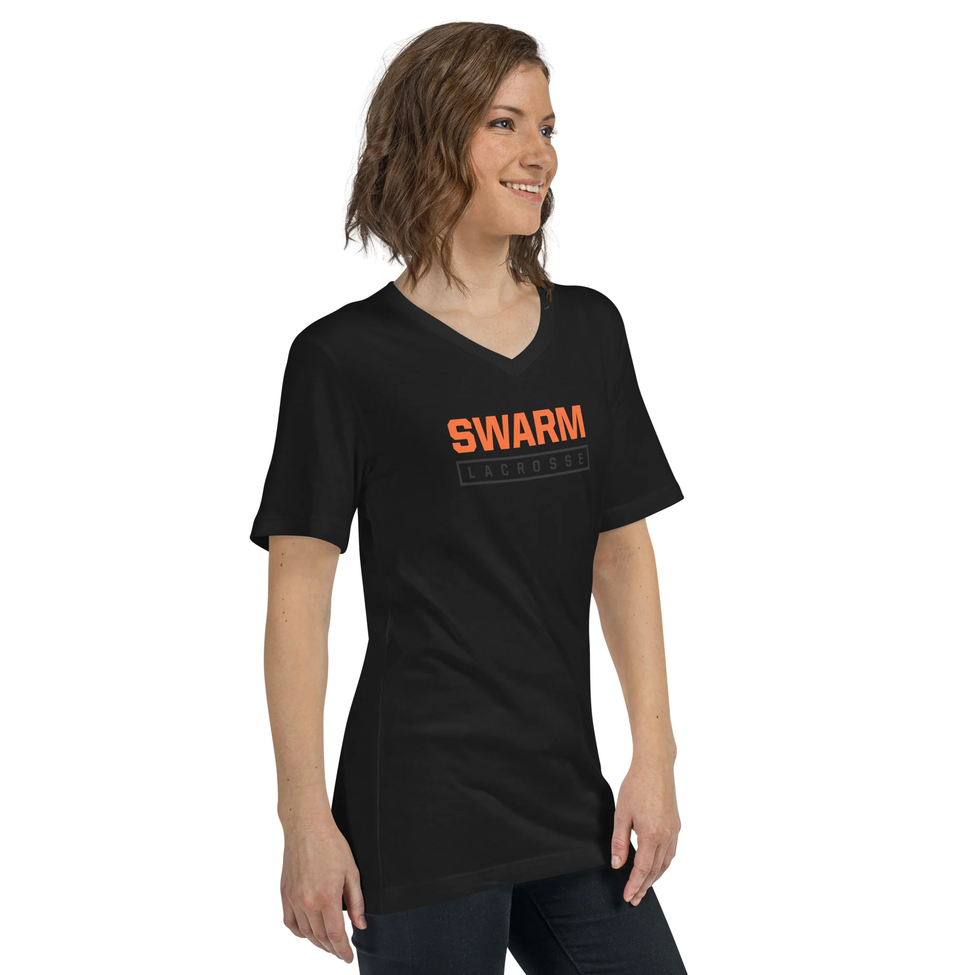 Swarm Unisex V-Neck T-Shirt - Image 4