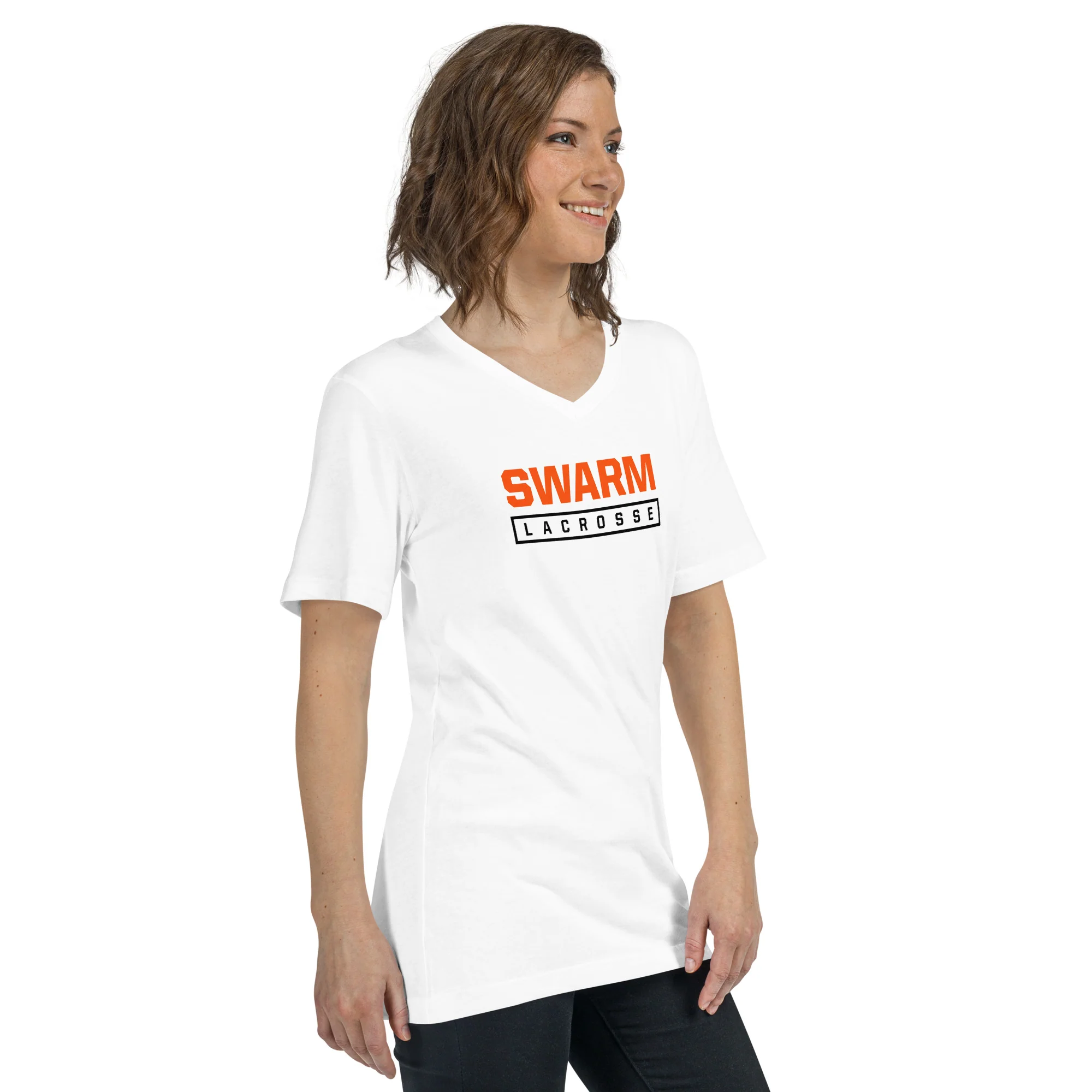 Swarm Unisex V-Neck T-Shirt - Image 6