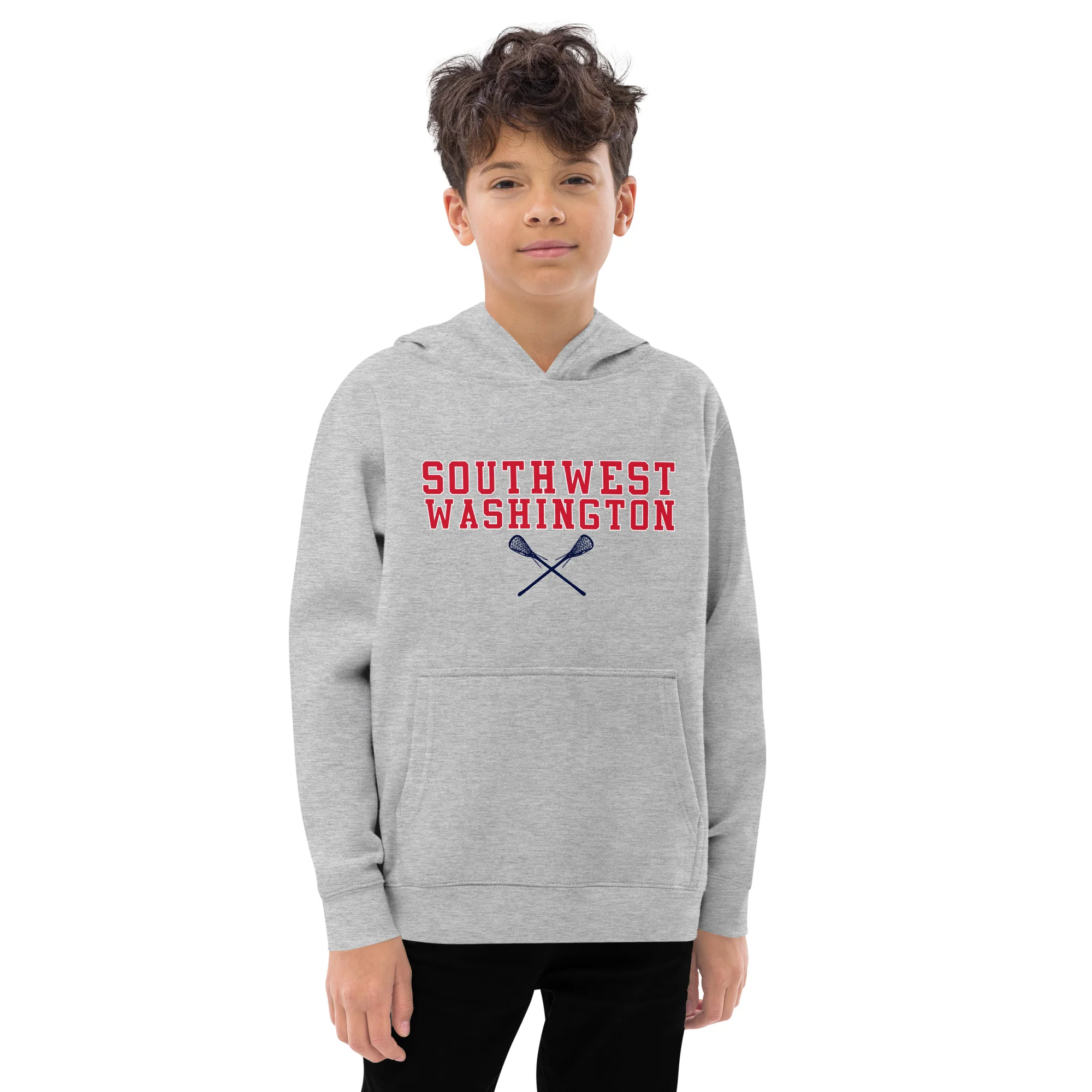 SWWA Classic Youth Fleece Hoodie - Image 2