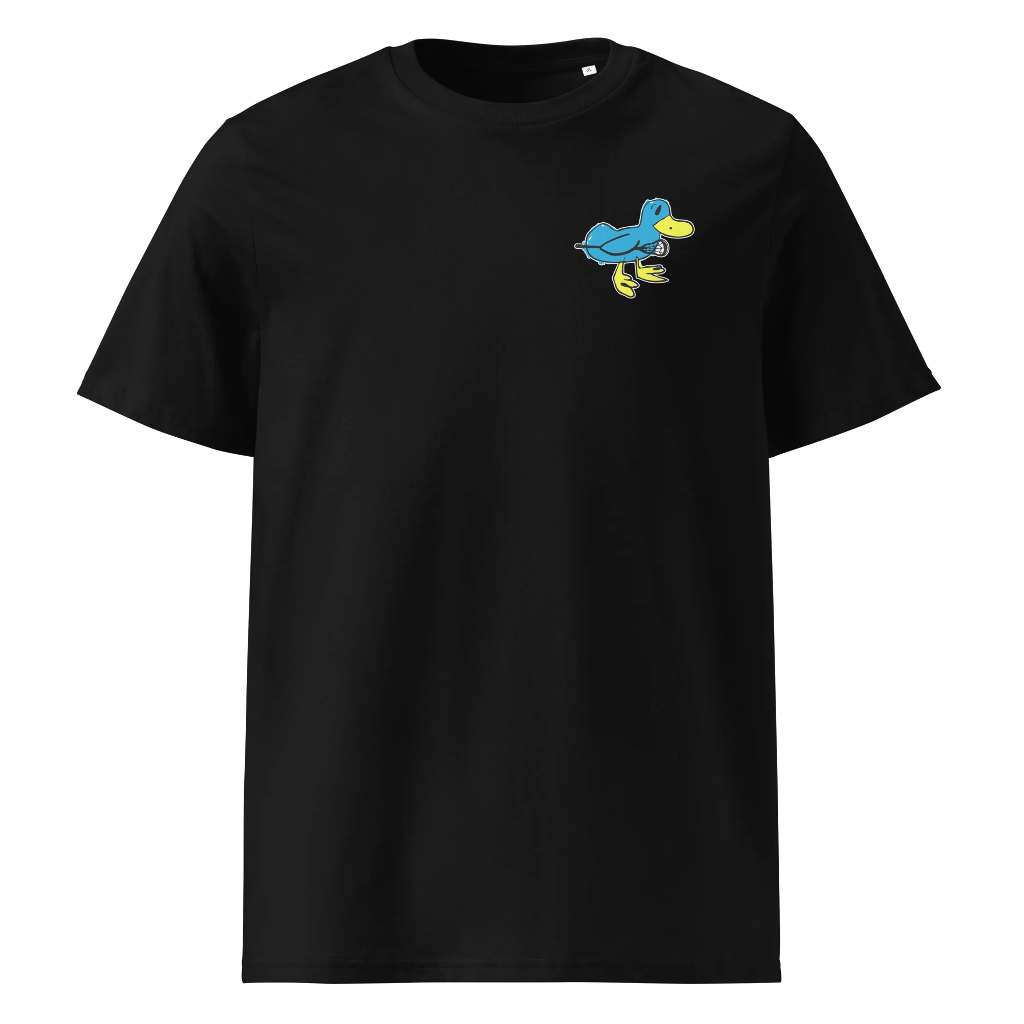 The Blue Ducks - Big Back T - Unisex organic ribbed neck t-shirt - Image 2