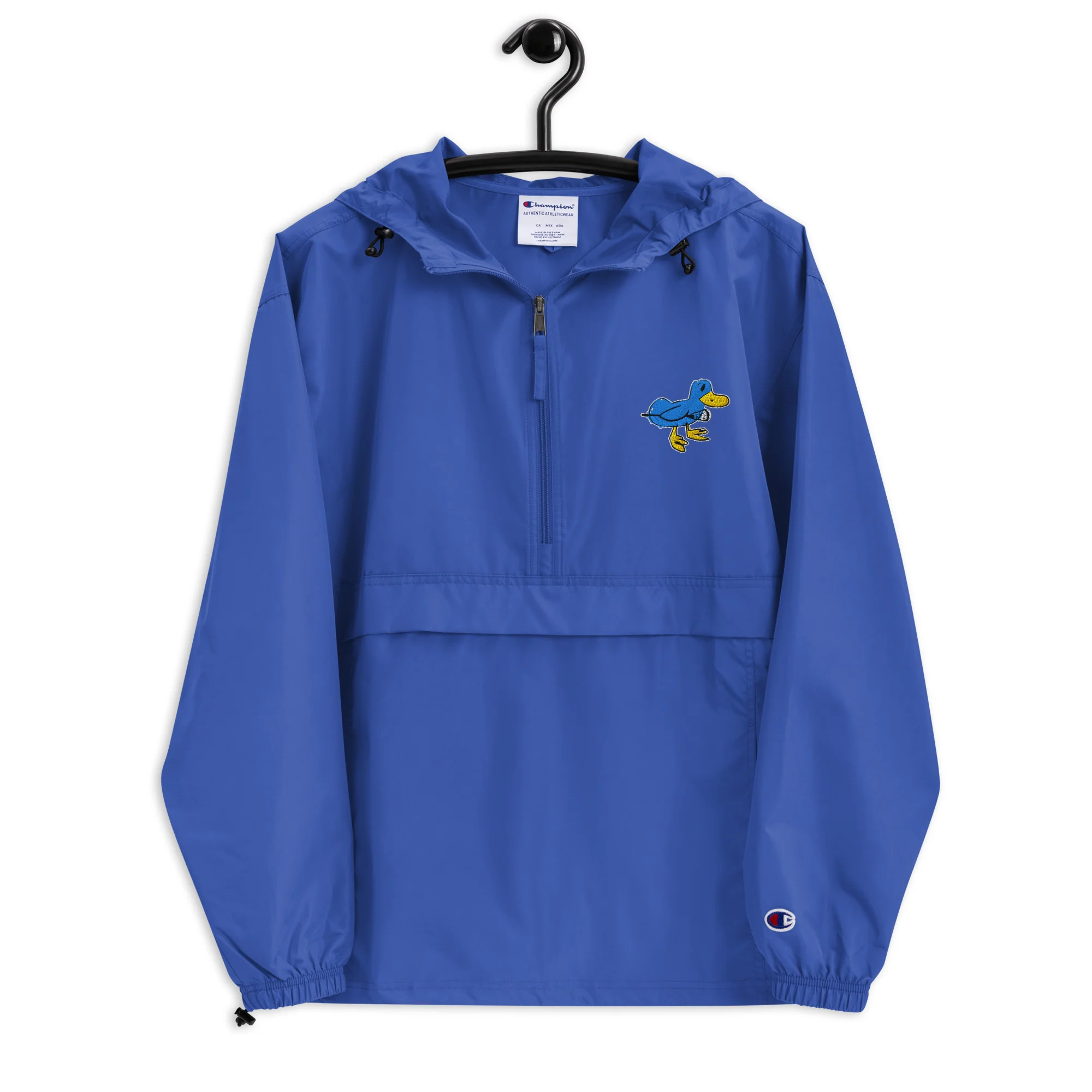 The Blue Ducks Embroidered Champion Packable Jacket - Image 2