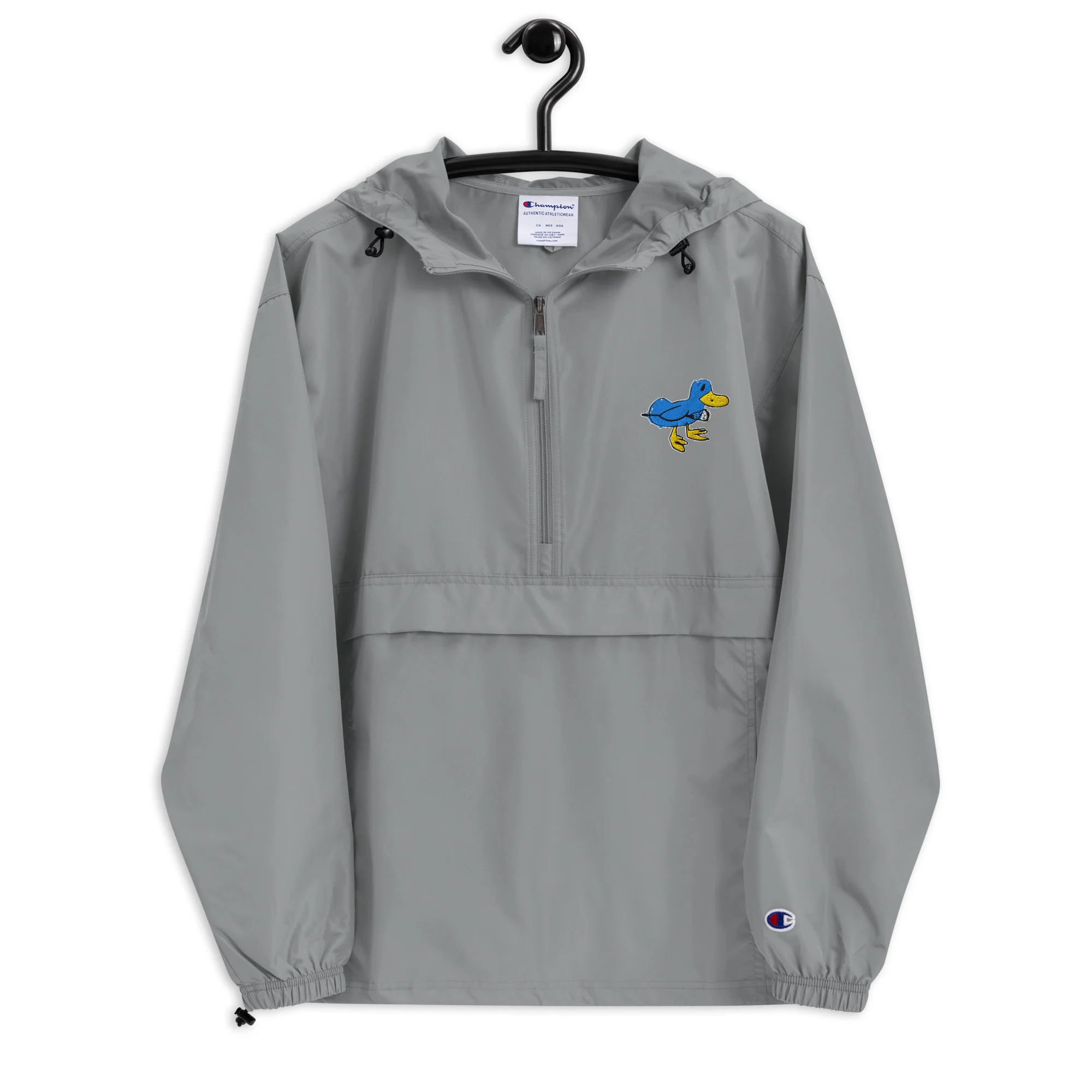 The Blue Ducks Embroidered Champion Packable Jacket - Image 3