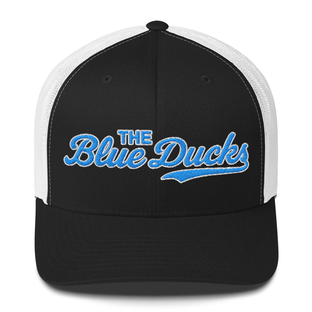 The Blue Ducks Script Trucker Hat - Image 2
