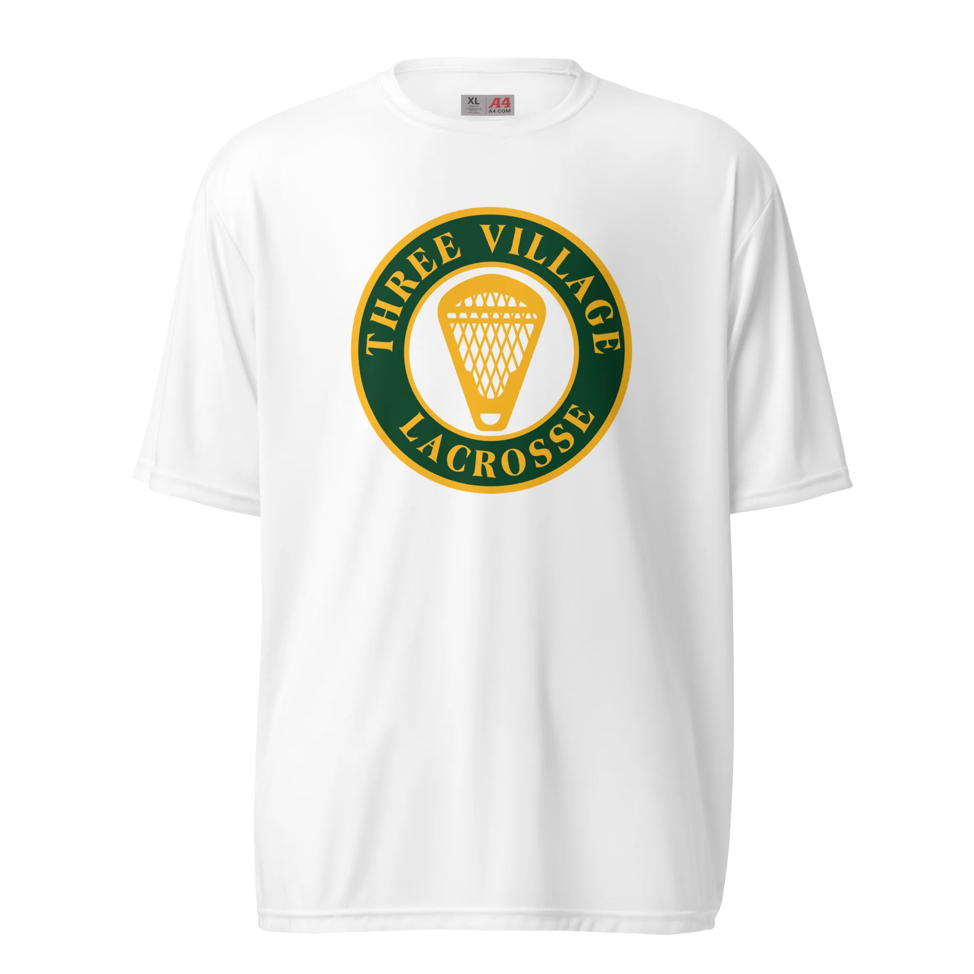 Three Village Circle Unisex Performance T-Shirt - Image 4