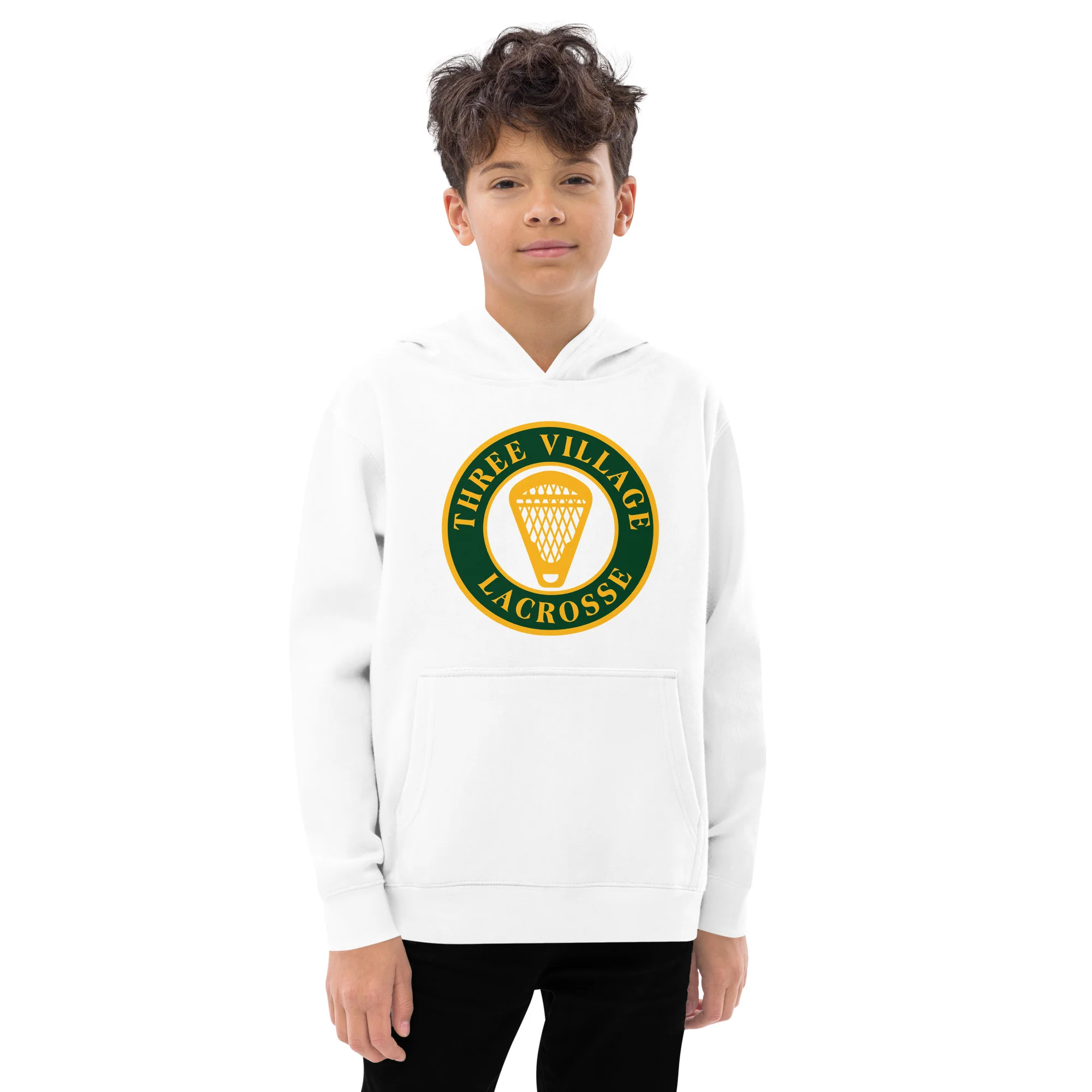 Three Village Circle Youth Fleece Hoodie - Image 3