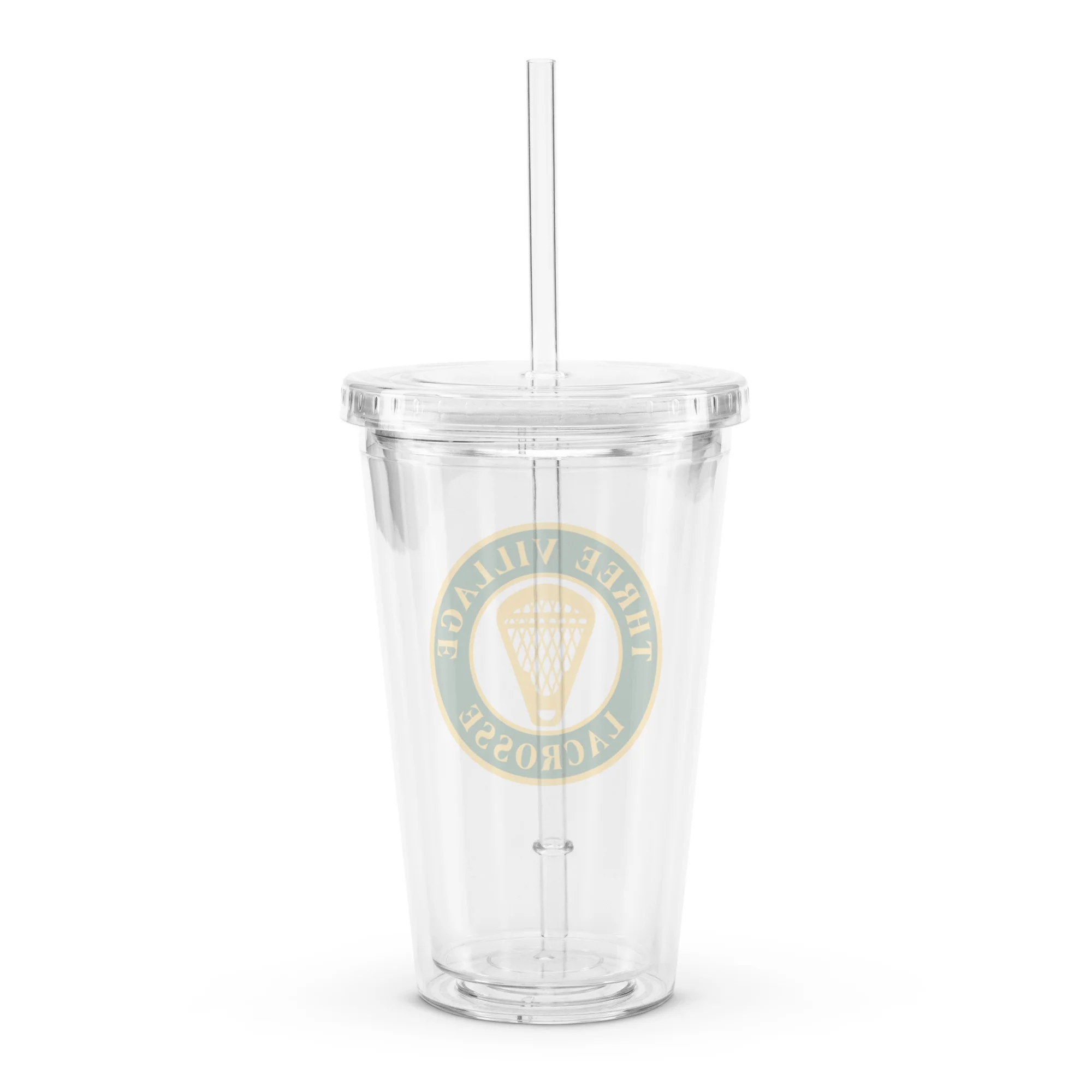 Three Village Clear plastic tumbler - Image 2