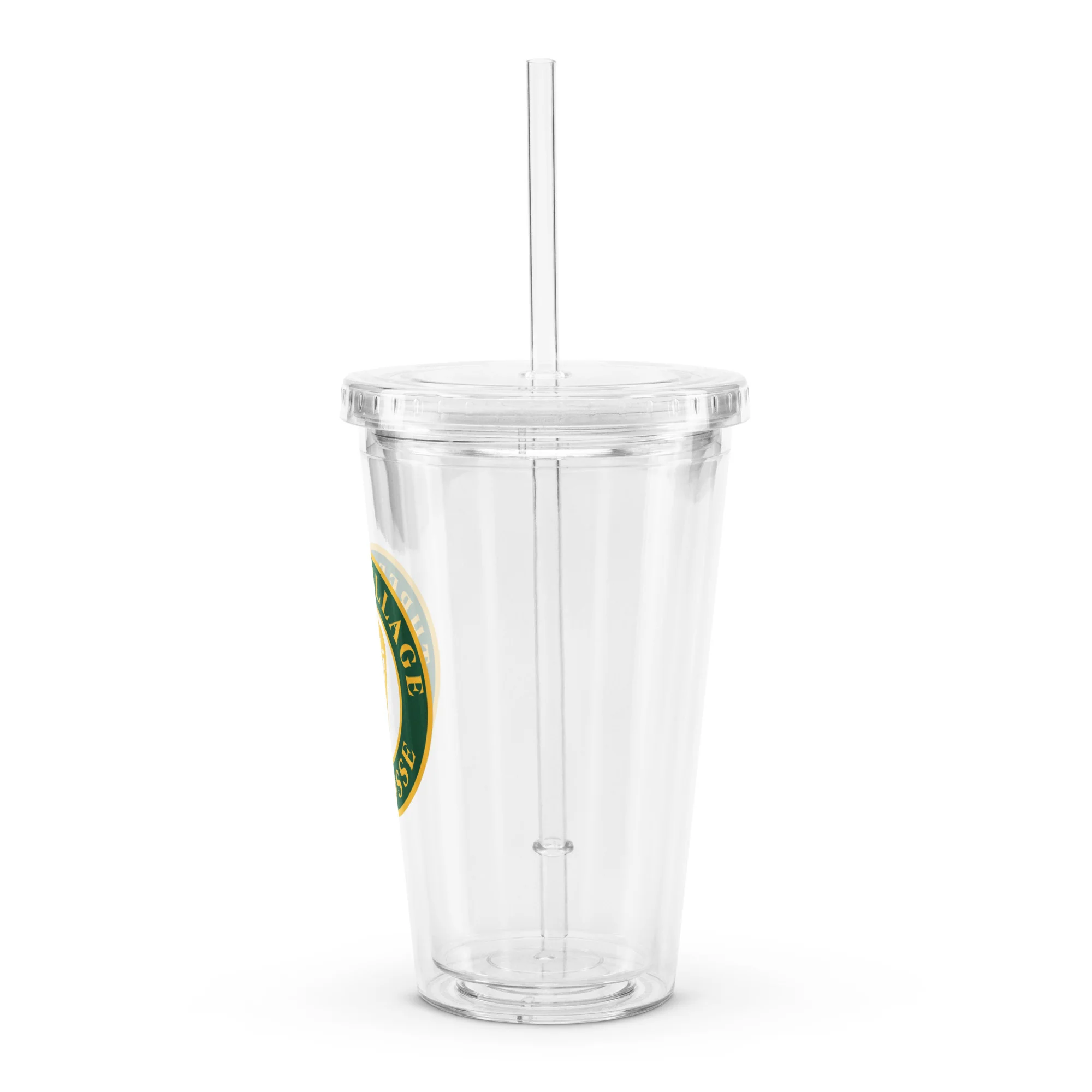 Three Village Clear plastic tumbler - Image 4