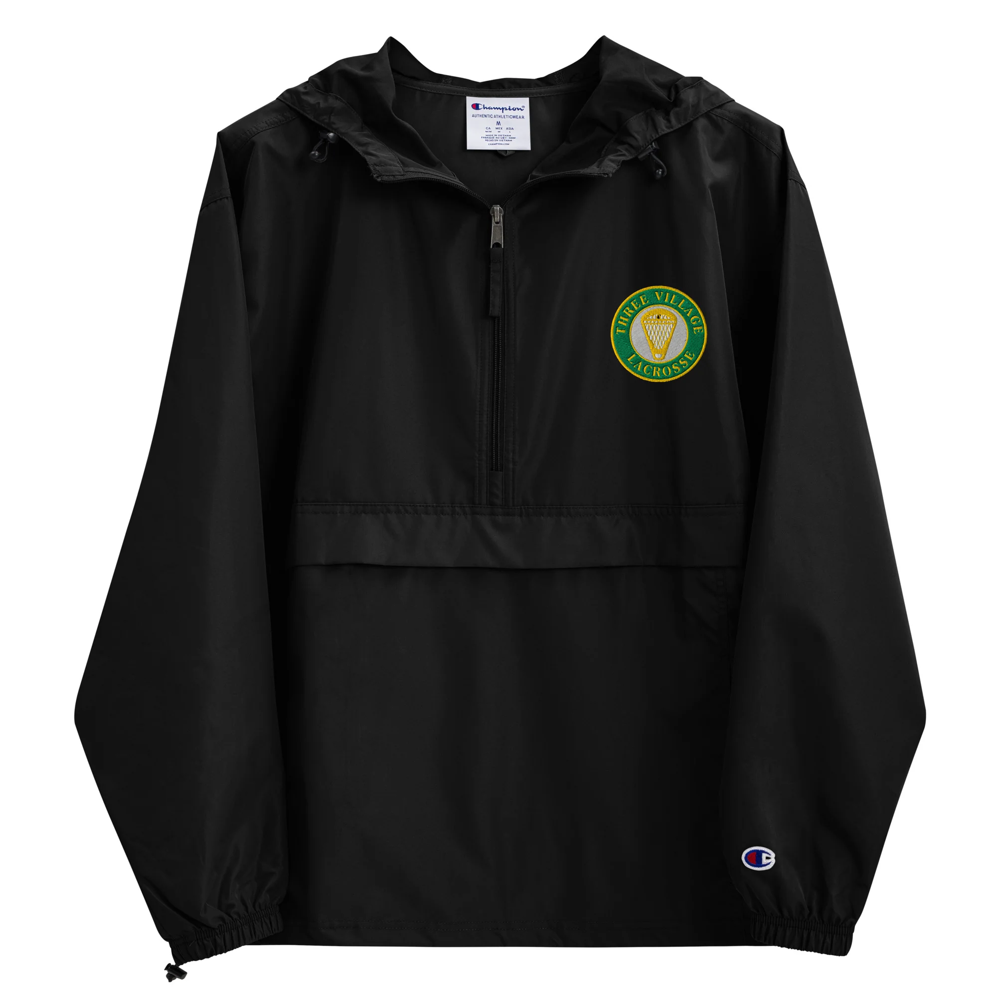 Three Village Embroidered Champion Packable Jacket