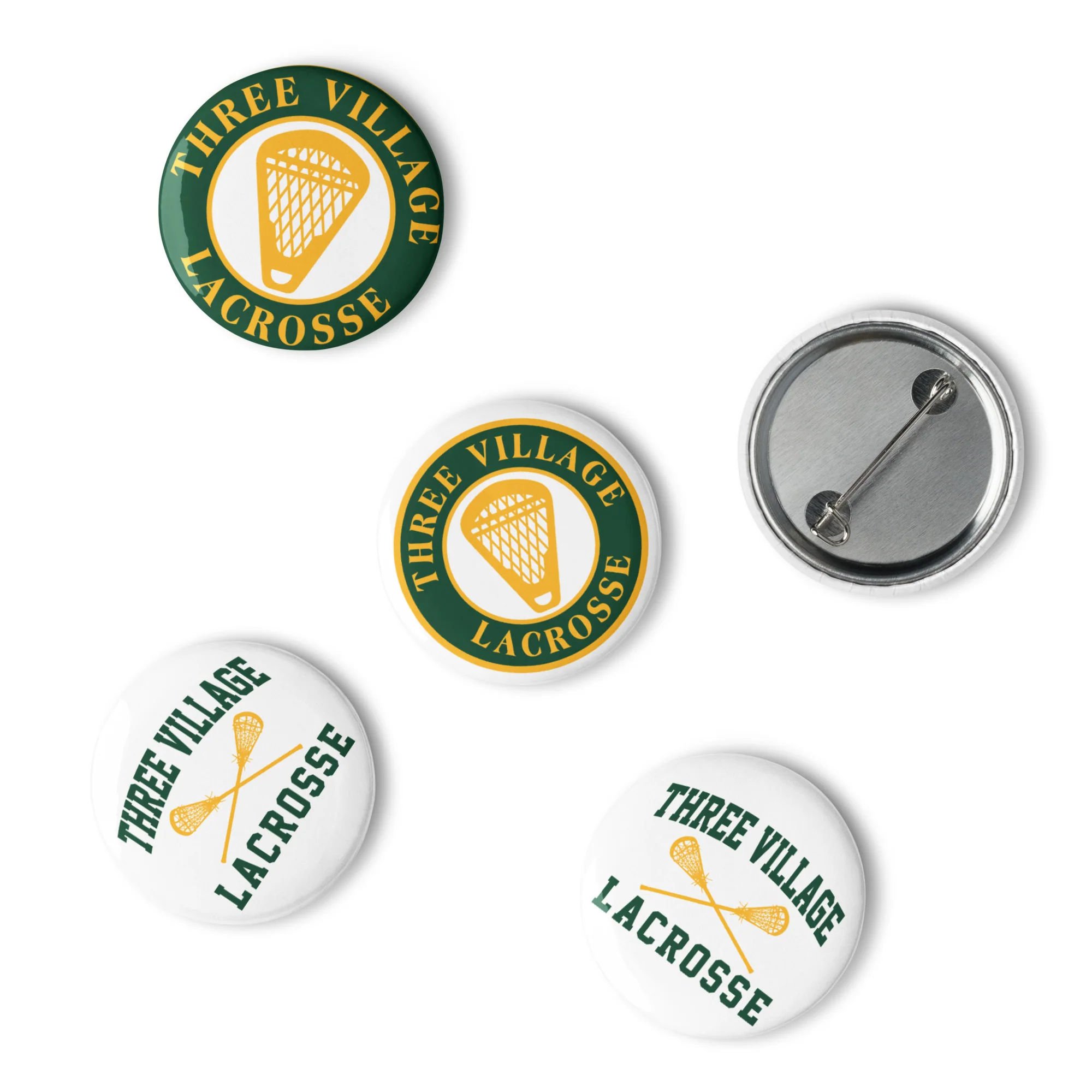 Three Village Set of pin buttons - Image 2