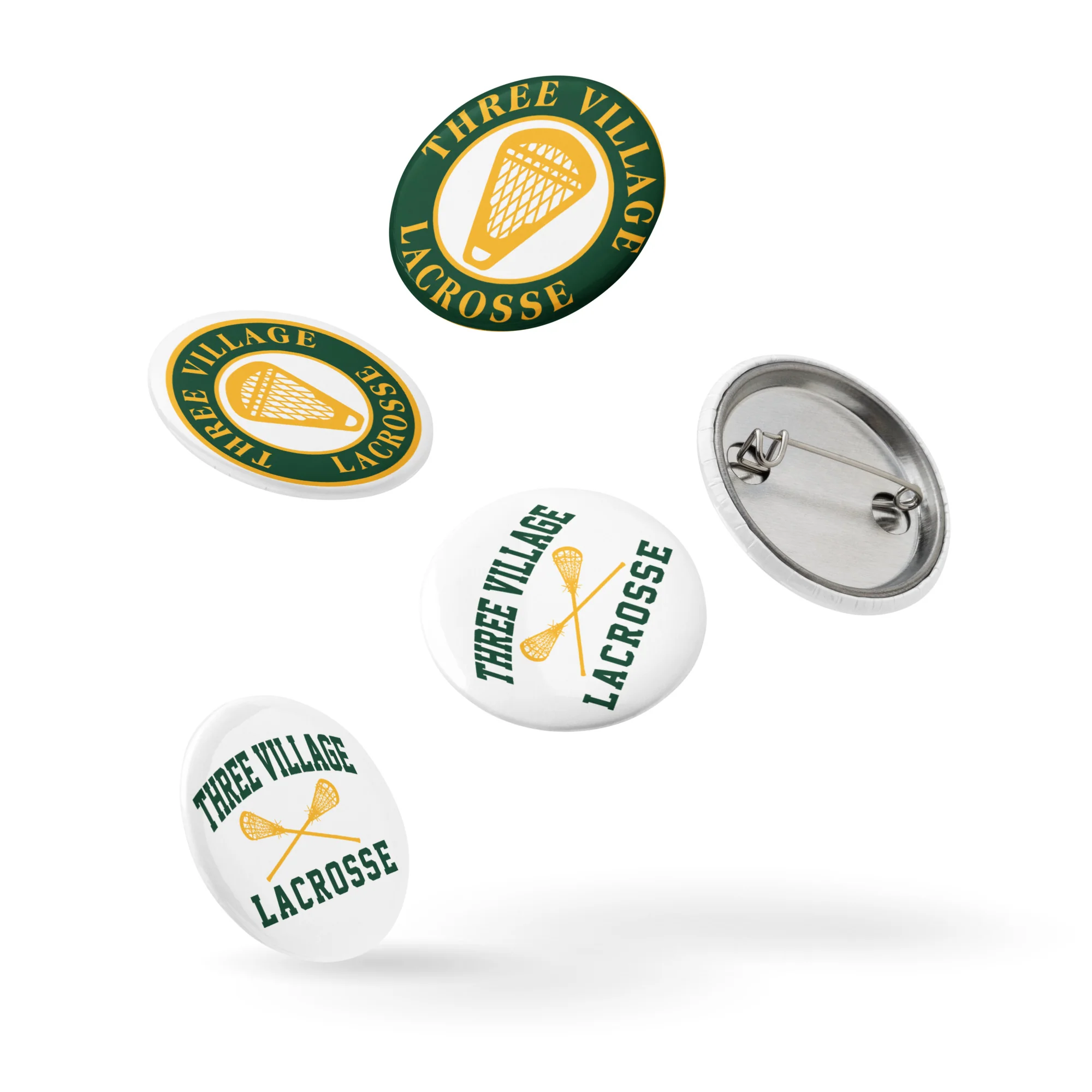 Three Village Set of pin buttons - Image 3