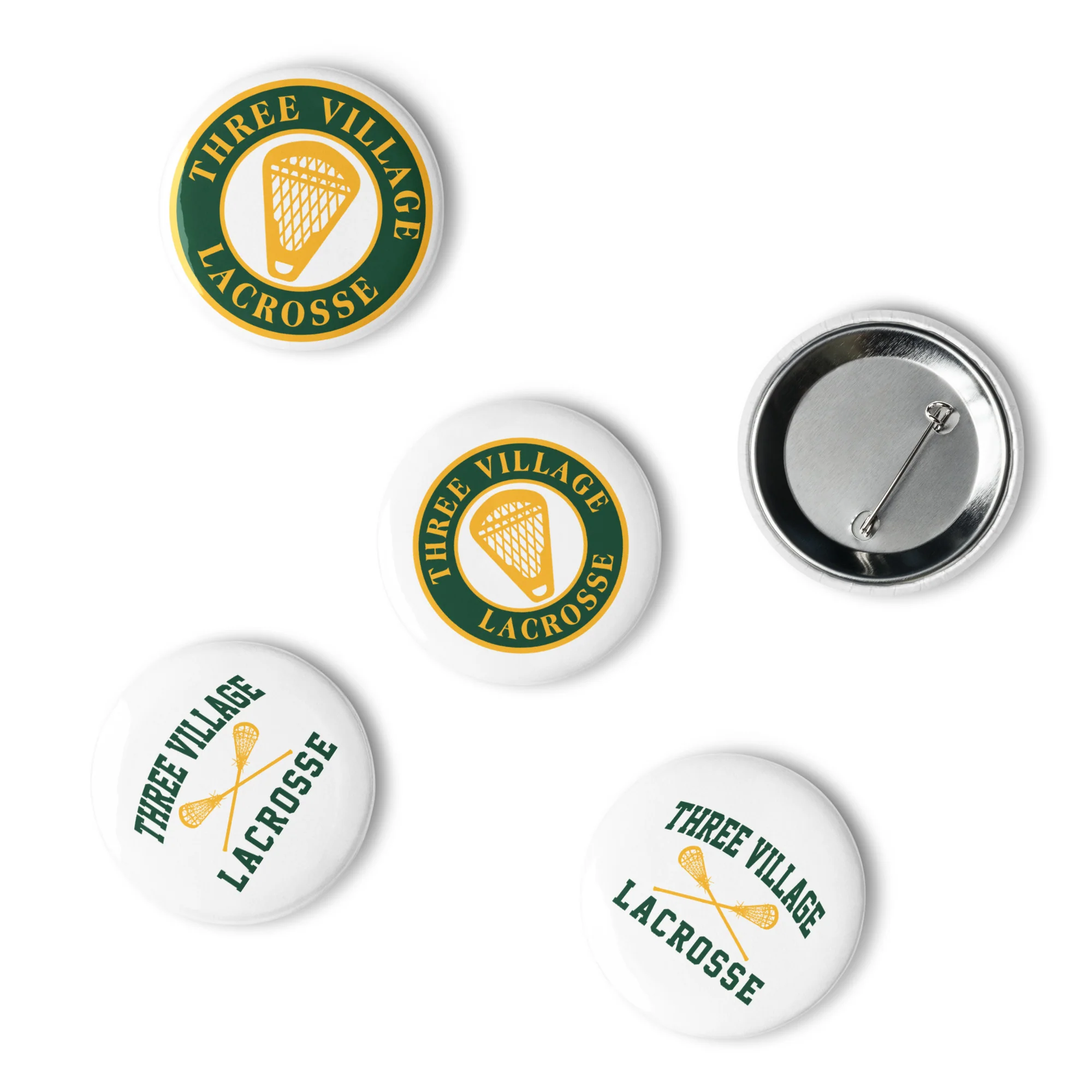 Three Village Set of pin buttons - Image 4
