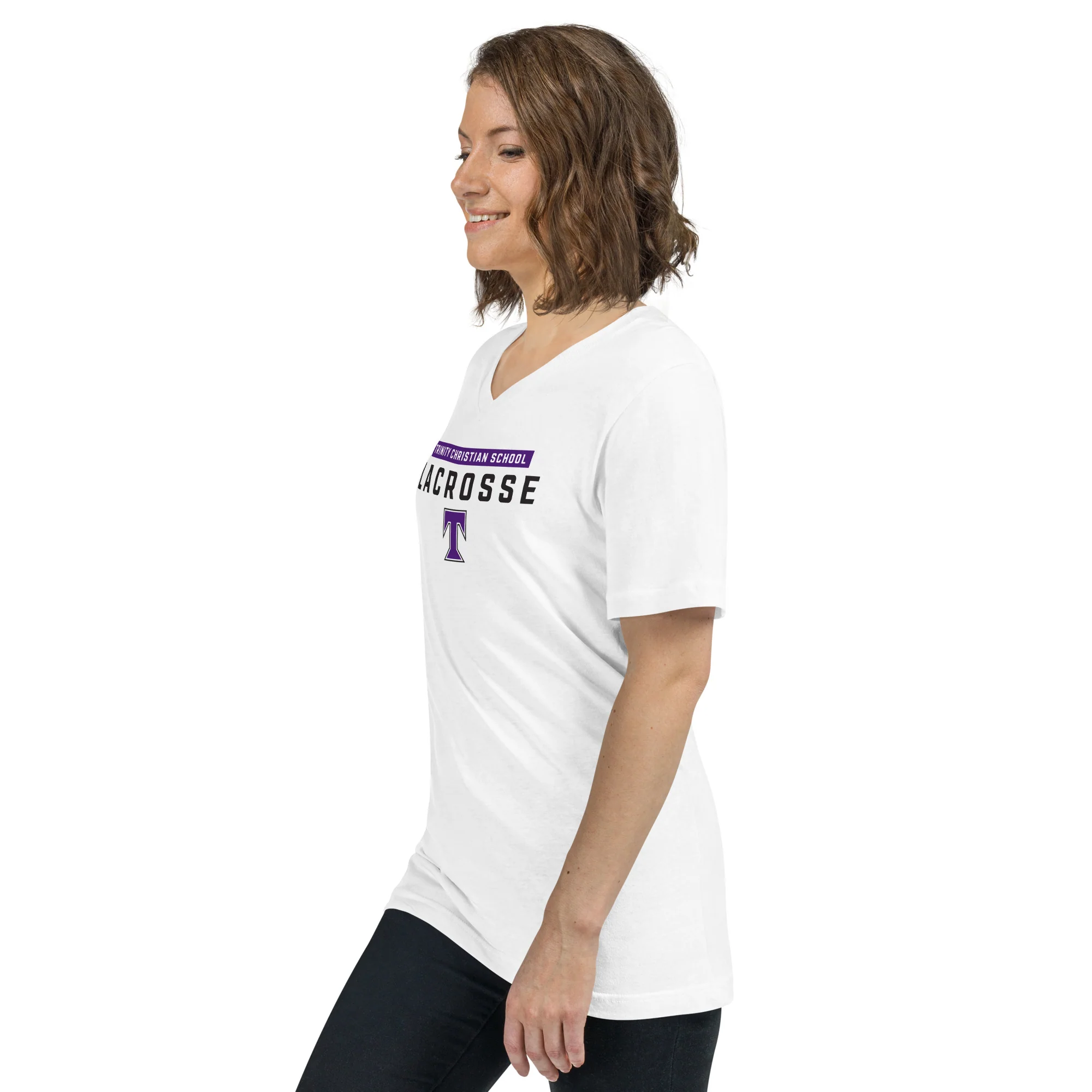 Trinity Unisex V-Neck T-Shirt - Image 2
