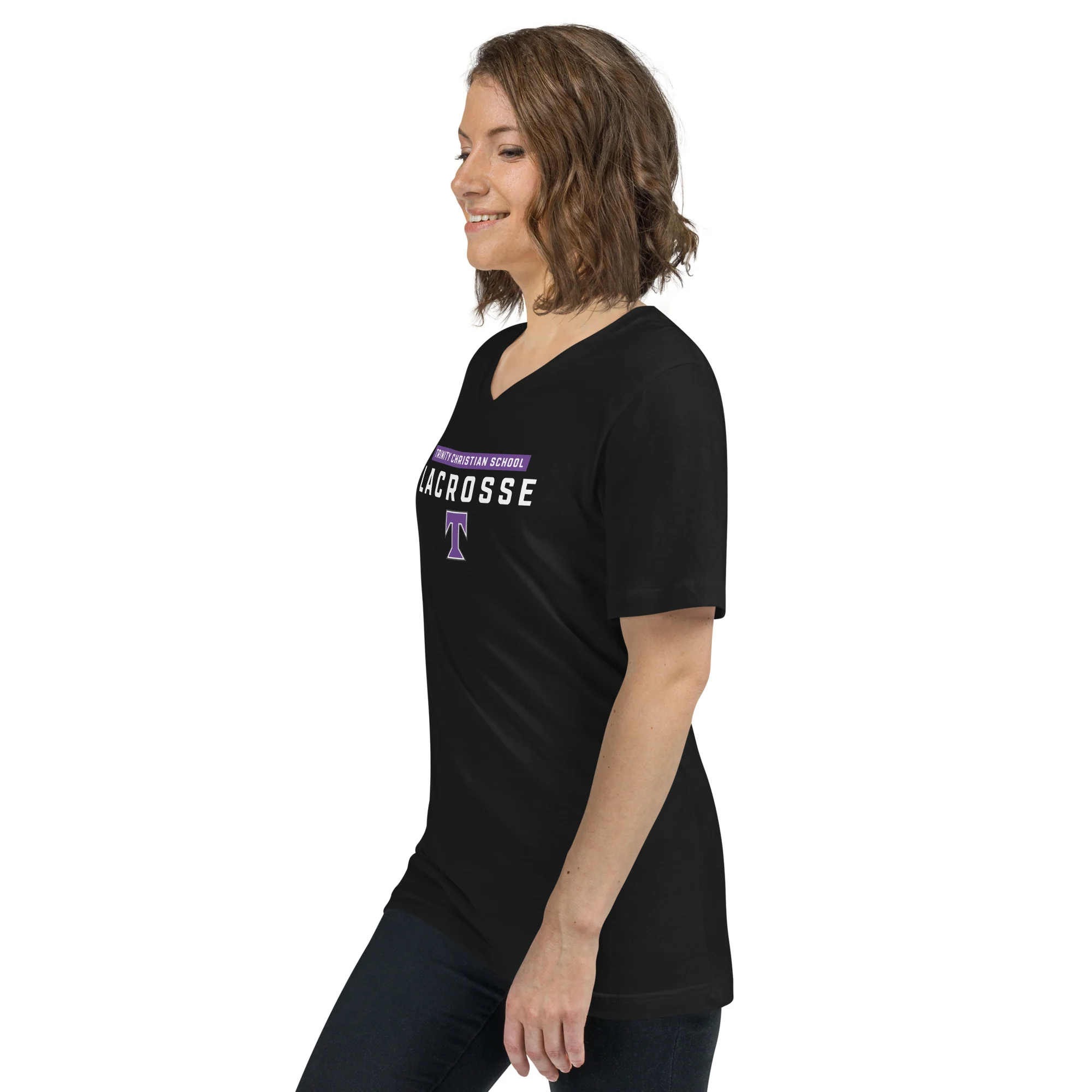 Trinity Unisex V-Neck T-Shirt - Image 5